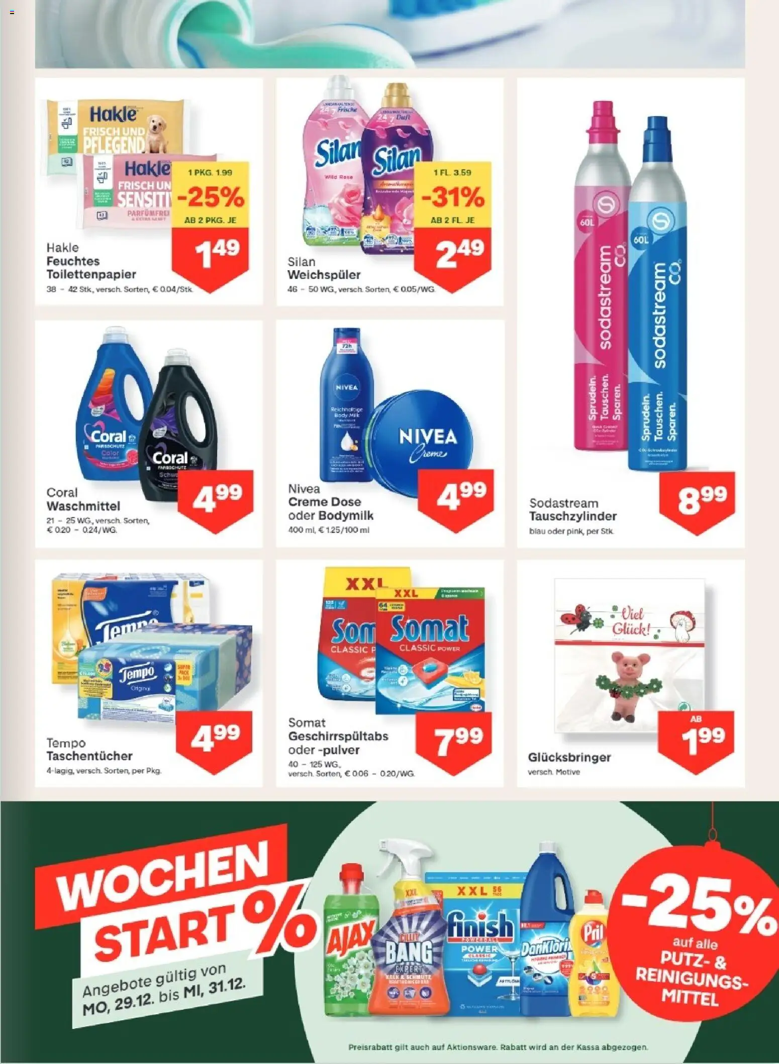 MPREIS Hohenems gültig ab 25.12.2025 | Seite: 11 | Produkte: Duft, Creme, Weichspüler, Waschmittel