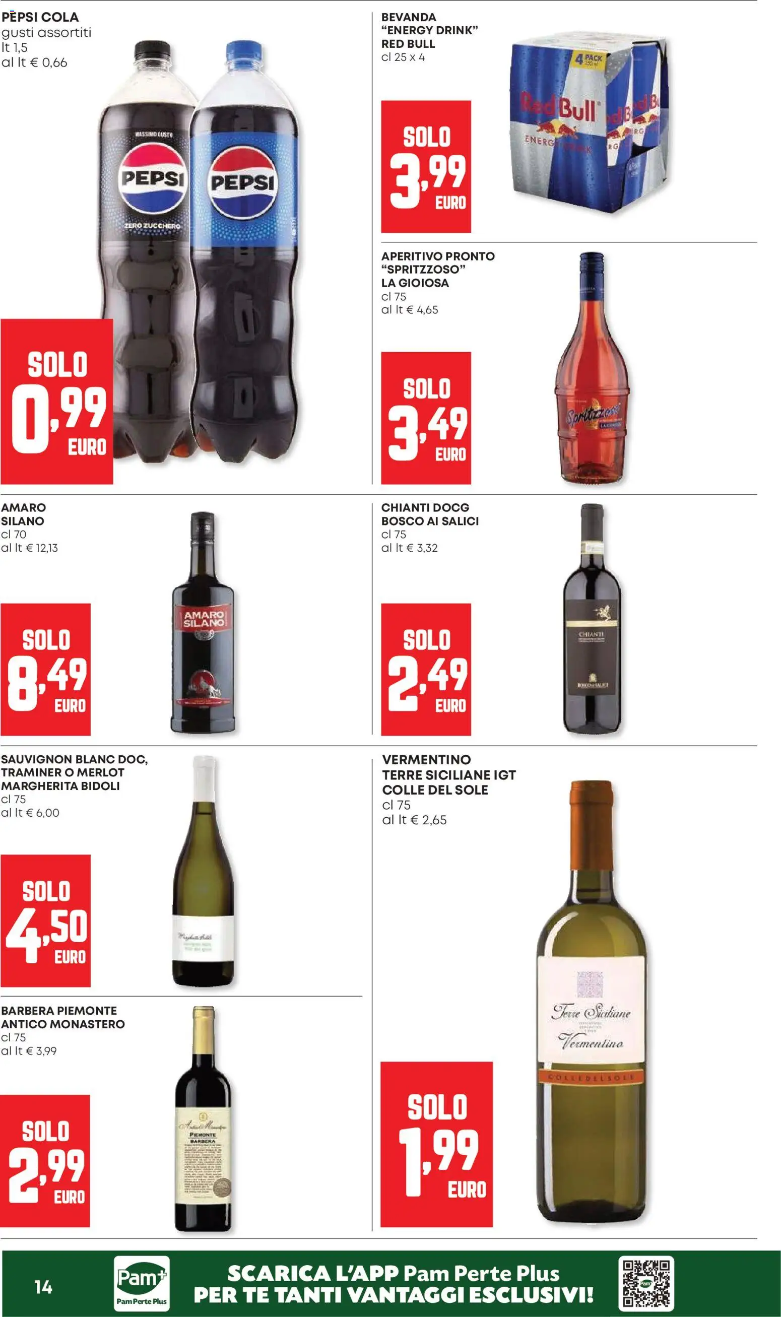 Volantino Panorama del 26.02.2026 | Pagina: 14 | Prodotti: Tè, Zucchero, Red Bull, Pepsi