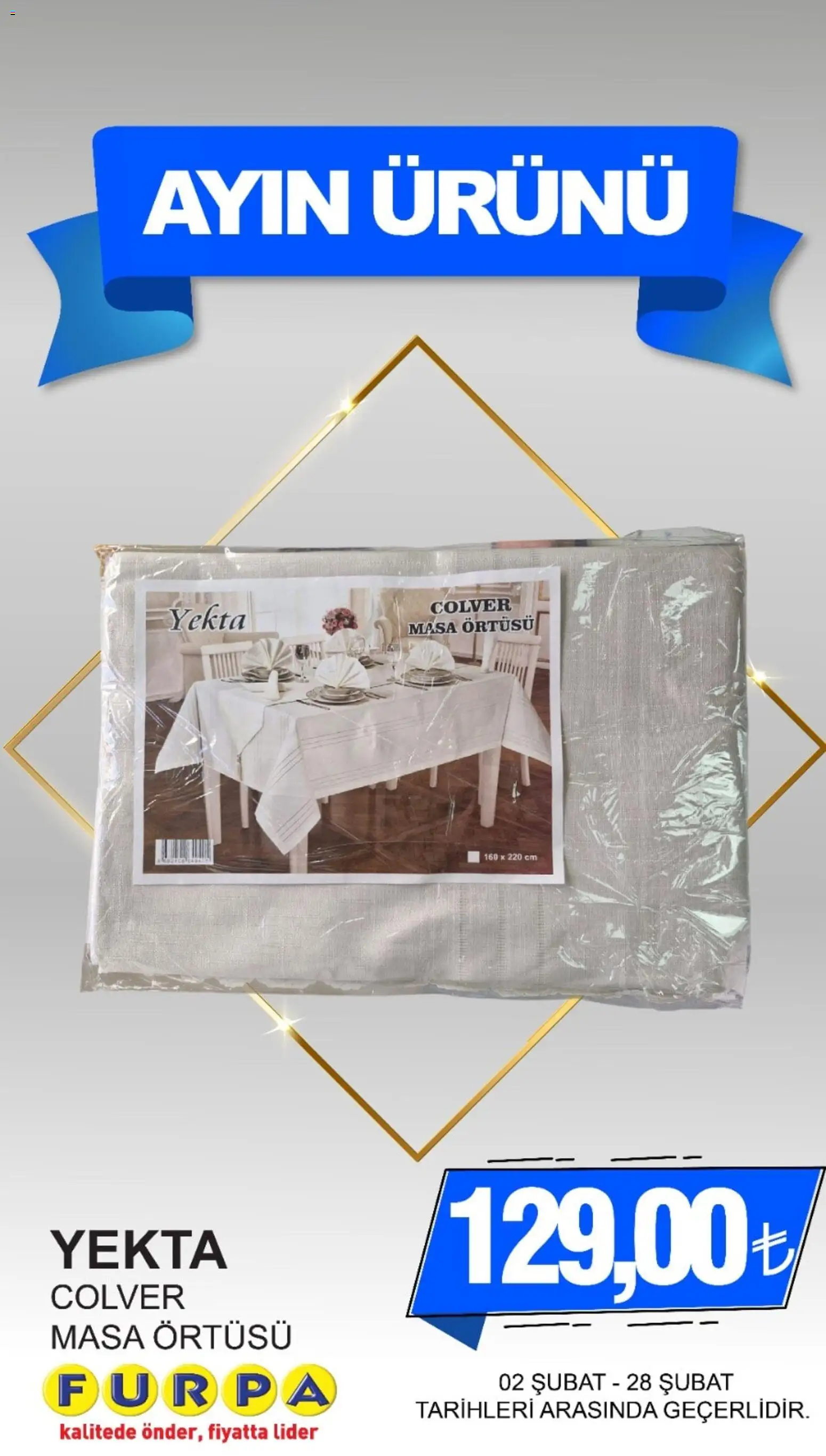 Furpa Katalog Ayın Ürünleri - 02.02.2026 tarihinden itibaren geçerlidir | Sayfa: 1 | Ürünler: Masa, Masa örtüsü