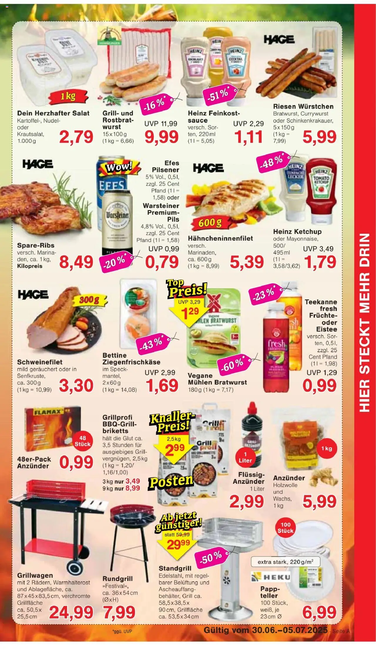Jawoll Prospekt - gültig ab dem 30.06.2025 | Seite: 5 | Produkte: Heinz ketchup, Bratwurst, Wurst, Ketchup