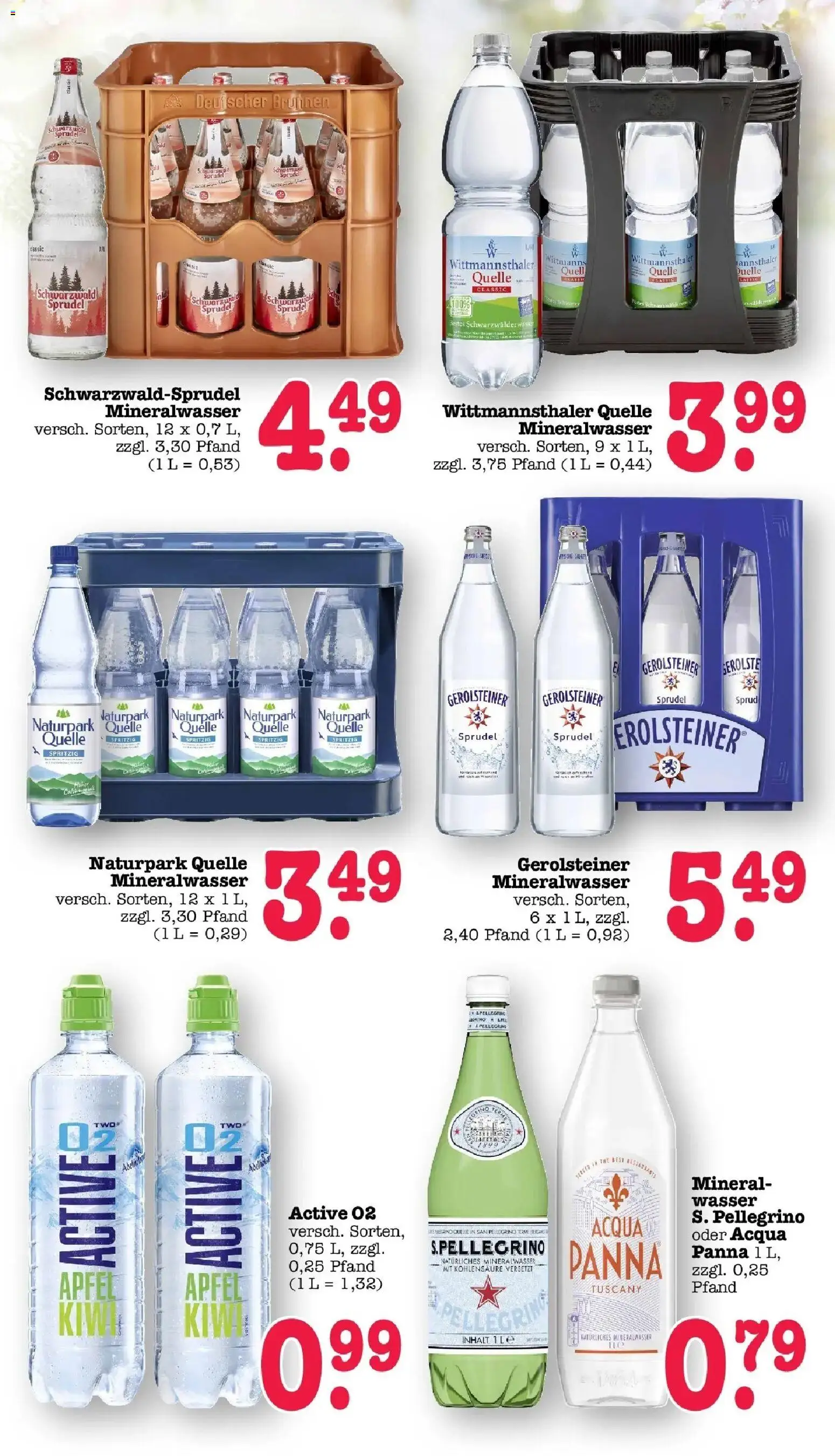 E center Prospekt Kuppenheim-Oberndorf	 – gültig ab 23.03.2026 | Seite: 42 | Produkte: Äpfel, Mineralwasser, Wasser, Gerolsteiner