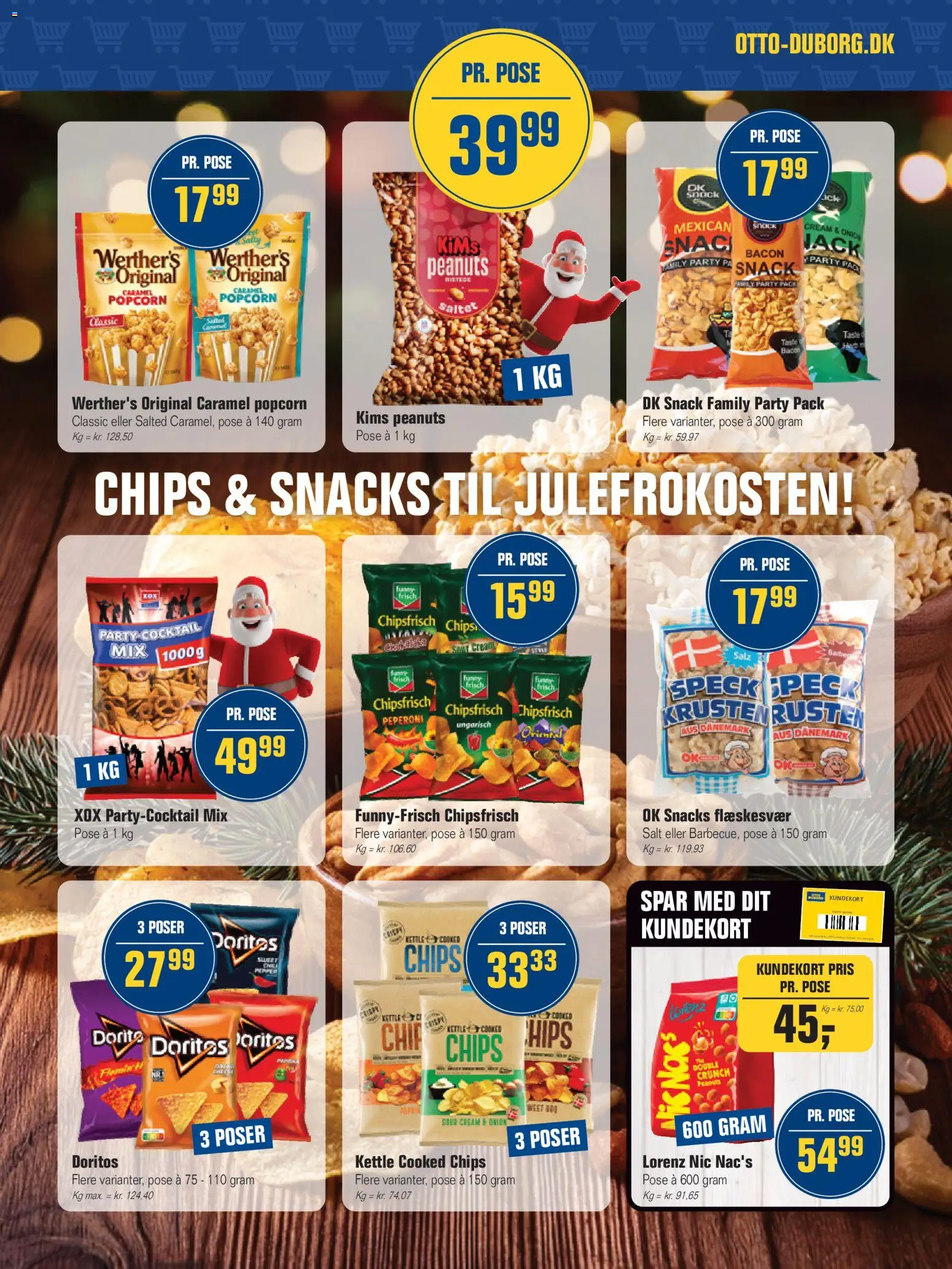 Otto Duborg tilbudsavis – gyldig fra 30.10.2025 | Side: 11 | Produkter: Chips, Peanuts, Popcorn, Flæskesvær