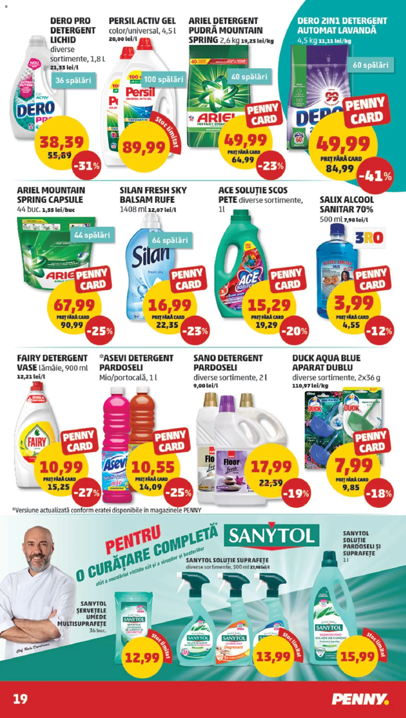 Noul catalog PENNY – valabil de la 29.10.2025 | Pagină: 19 | Produse: Kedi Ödül Oyuncakları, Balsam, Detergent, Șervețele umede