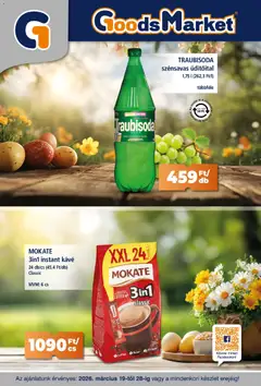 Goods Market akciós újság - amely érvényes a következő dátumtól: 19.03.2026