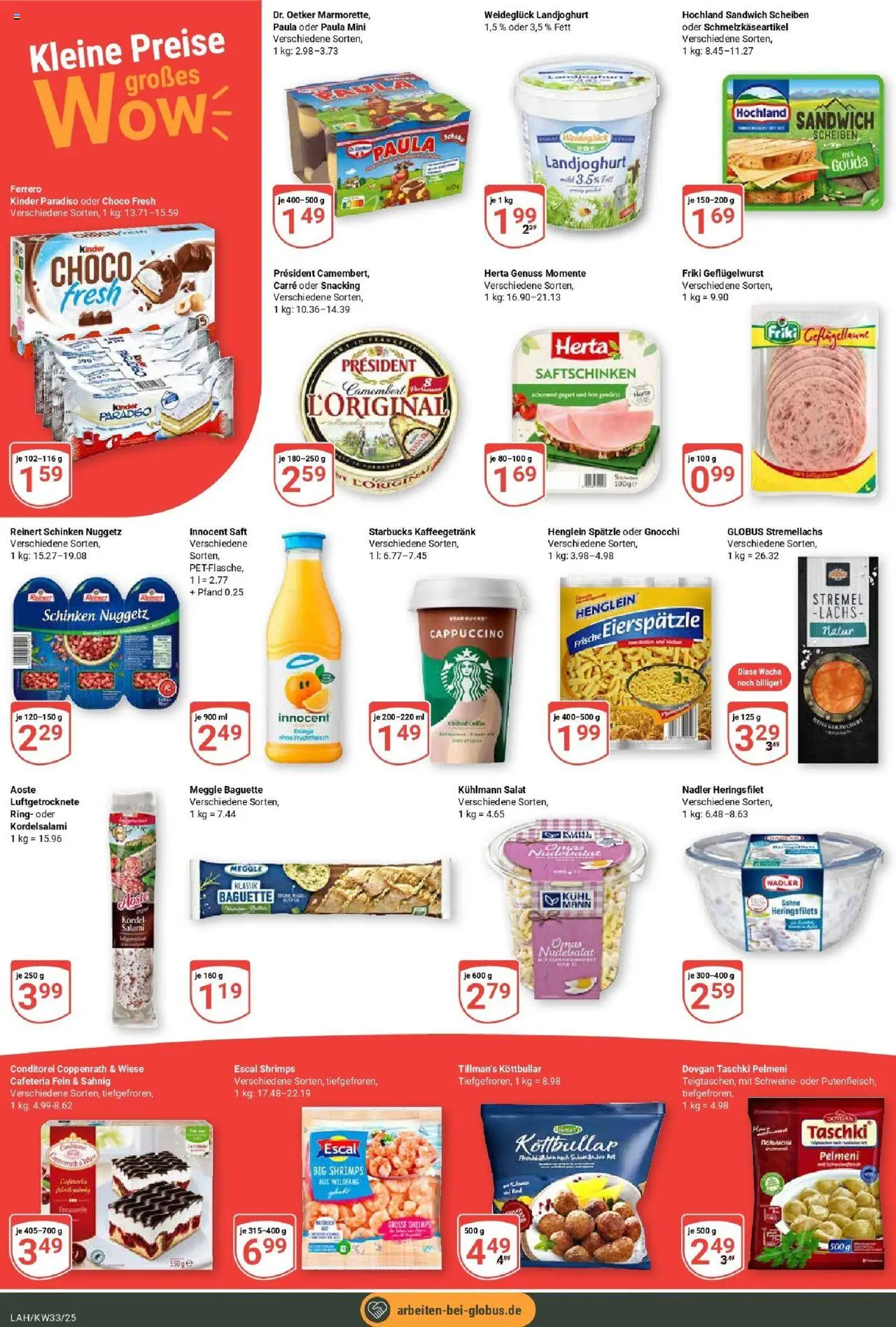 Globus prospekt Lahnstein	 - gültig ab dem 11.08.2025 | Seite: 7 | Produkte: Gouda, Salami, Schinken, Sahne