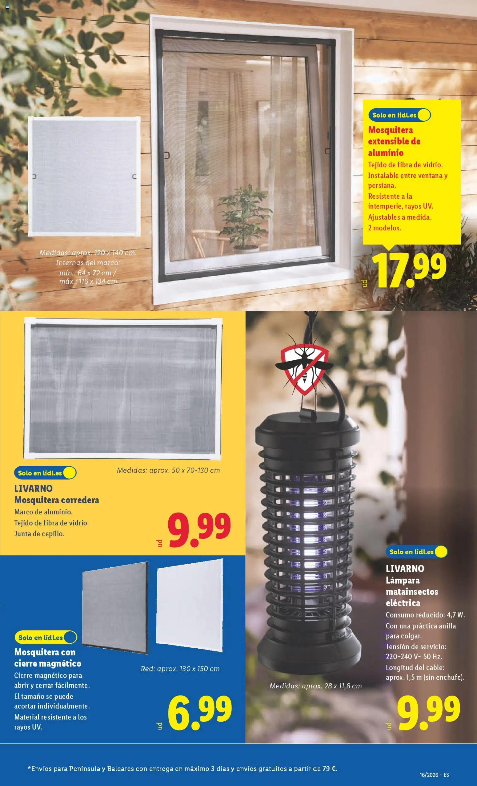 Lidl folleto de bazar │ válido desde el 13.04.2026 | Página: 3 | Productos: Cable, Marco, Lámpara