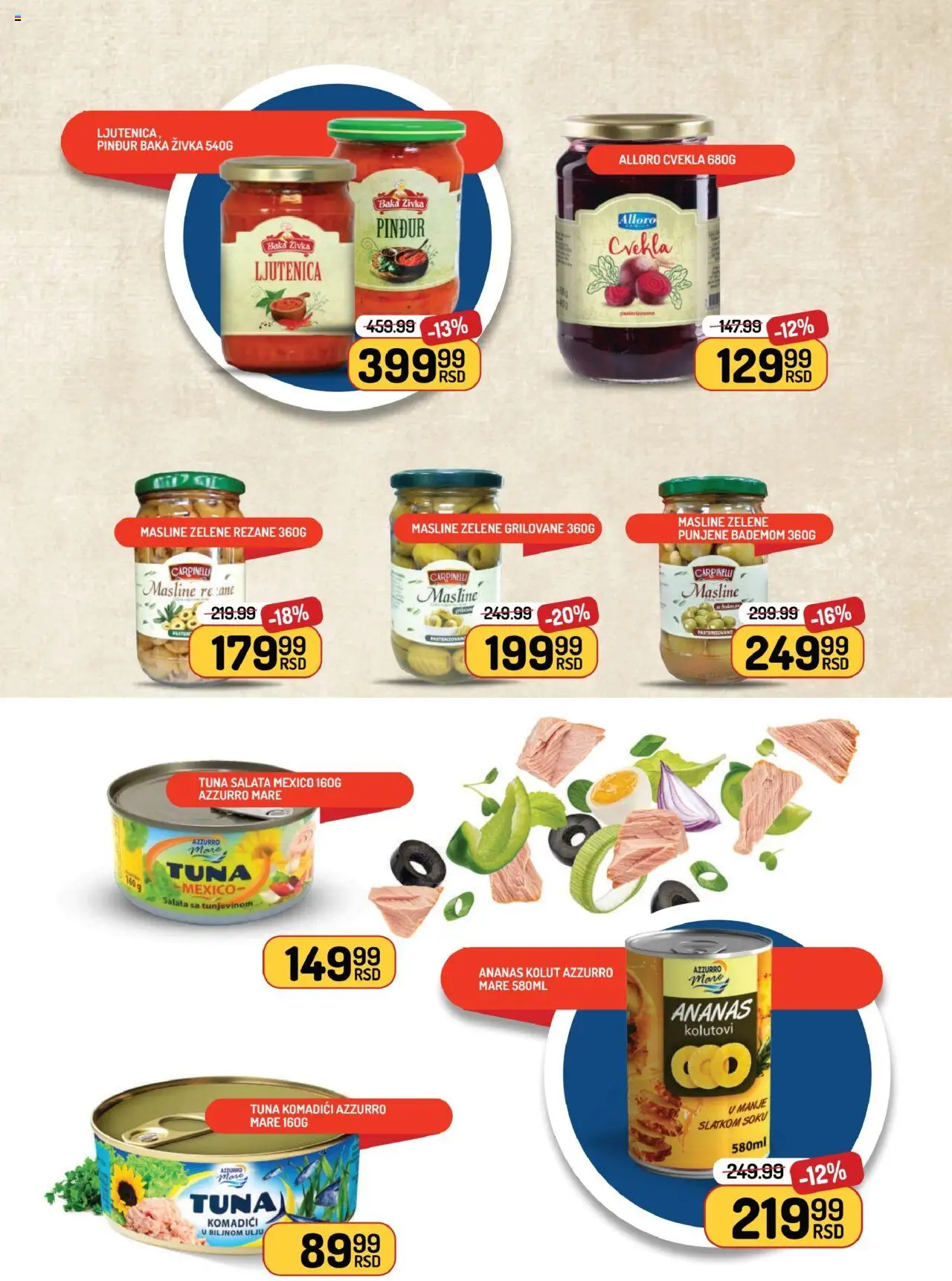 Aman katalog - važi od 19.09.2025 | Strana: 7 | Proizvode: Ananas, Masline, Salata, Ljutenica