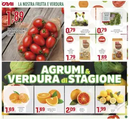 Anteprima del volantino Volantino CRAI	 valido a partire dal 08.01.2026 | Pagina: 5 | Prodotti: Rucola, Insalata, Frutta, Pomodoro