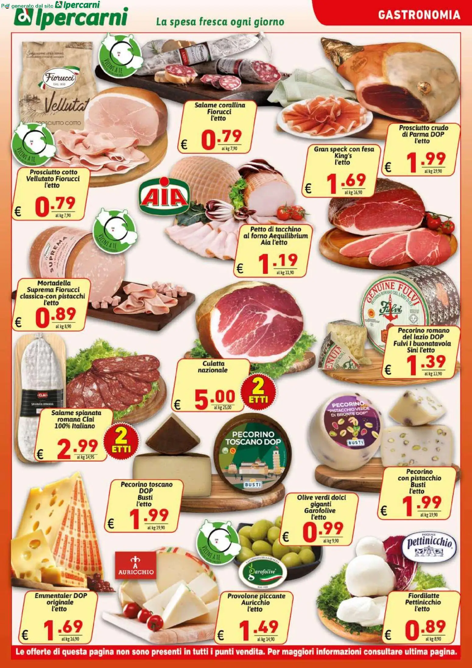 Volantino Ipercarni del 27.03.2026 | Pagina: 7 | Prodotti: Tacchino, Olive, Pistacchi, Forno