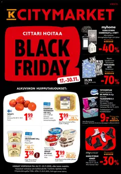 K-Citymarket-mainoslehti voimassa 17.11.2025 alkaen