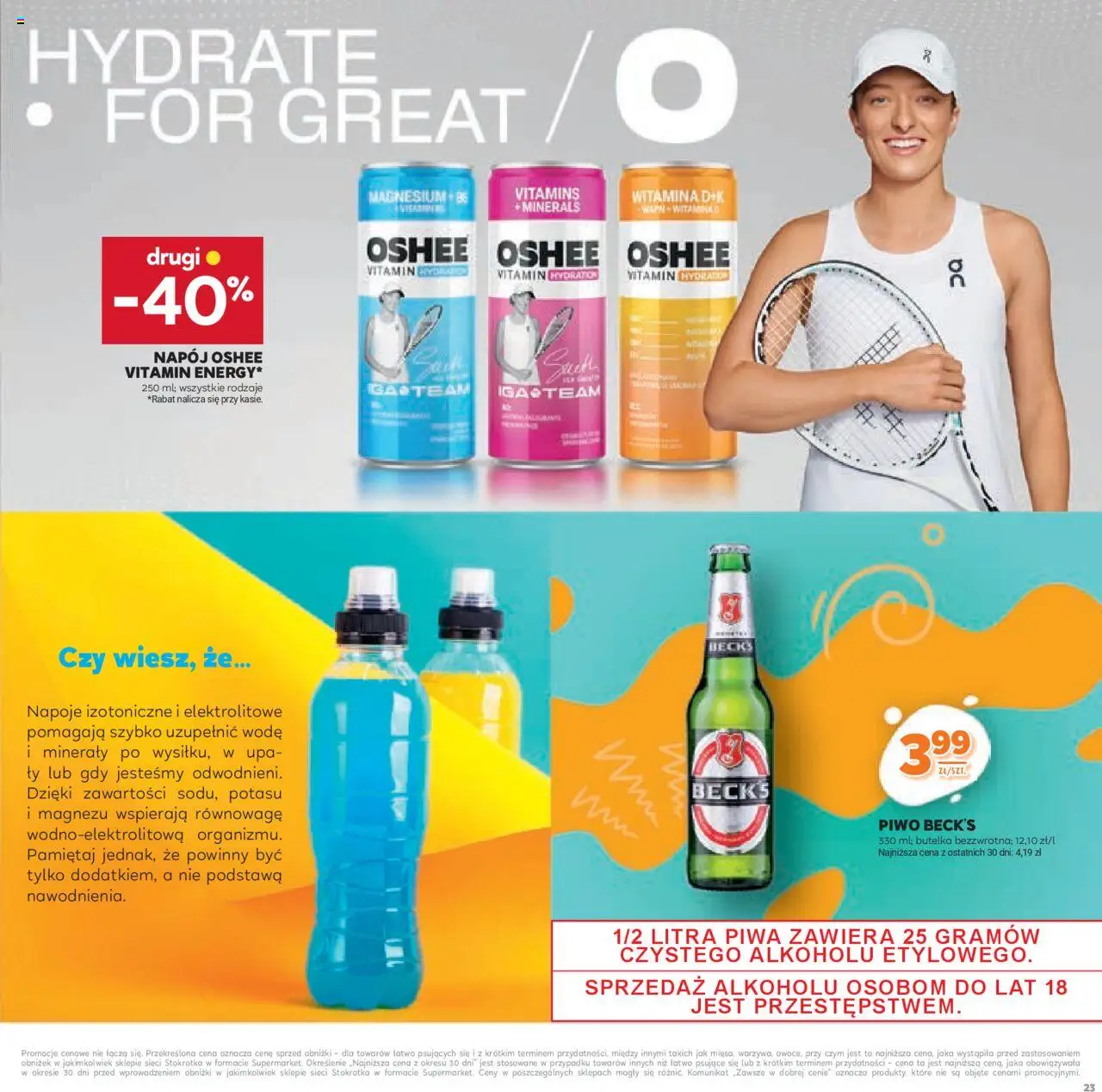 Stokrotka Gazetka - Katalog Kulinarny od 12.06.2025 | Strona: 23 | Produkty: Stokrotka, Napoje, Piwo