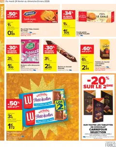 Carrefour Market - Prévisualisation de Carrefour Market Le mois vip 70% d'économies valide à partir de 24.02.2026 | Page: 44 | Produits: Lait, Beurre, Chocolat, Biscuits
