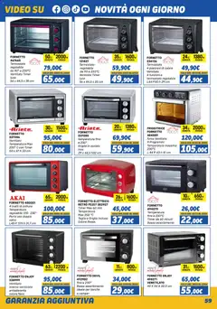 Anteprima del volantino Orizzonte Elettrodomestici catalogo valido a partire dal 01.11.2025 | Pagina: 59 | Prodotti: Teglia, Fornetto, Forno, Friggitrice