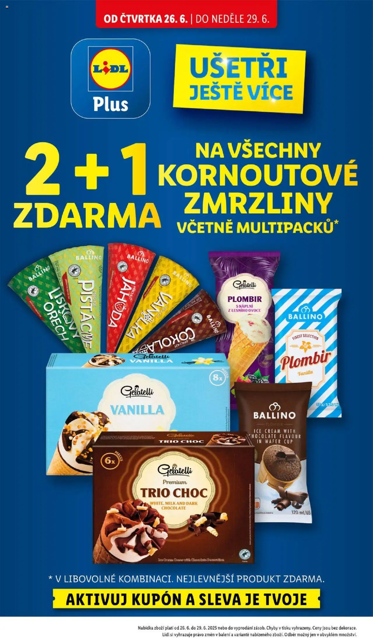 Lidl leták od 26.06.2025 | Strana: 8 | Produkty: Zmrzliny, Čokoláda, Finest, Gelatelli