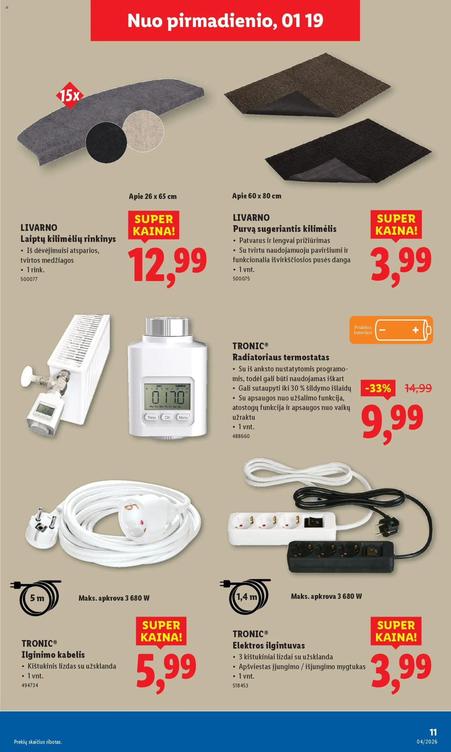 LIDL akcijos nuo 19.01.2026 | Puslapis: 11