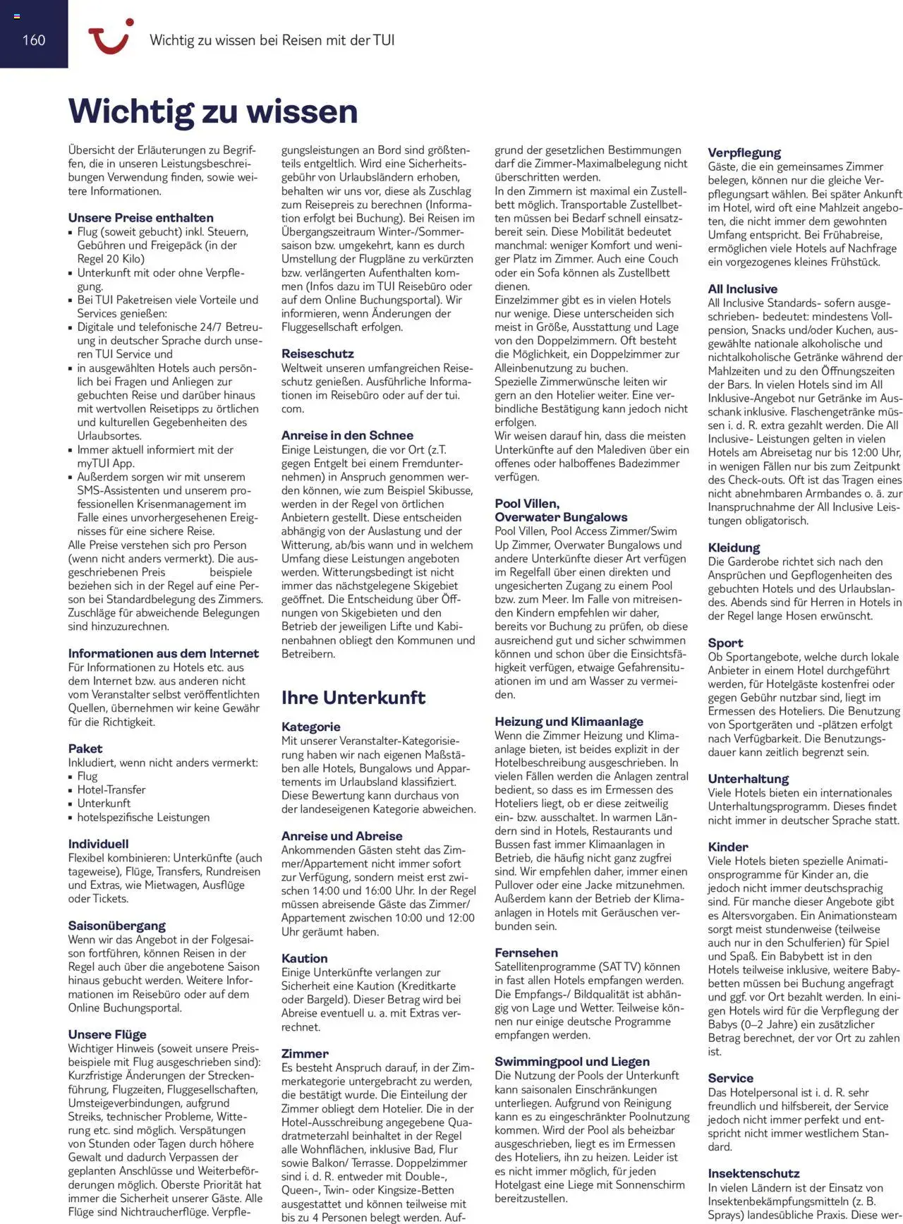TUI Prospekt Kanaren, Kapverden & Senegal 2025/26	  – gültig ab 01.11.2025 | Seite: 160 | Produkte: Klimaanlage, Fernsehen, Wasser, Jacke