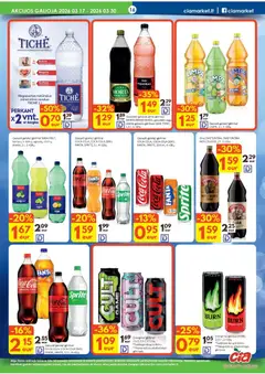 ČIA MARKET leidinys galioja nuo 17.03.2026 | Puslapis: 16 | Prekių: Gaivusis gėrimas, Tonikas, Mineralinis vanduo
