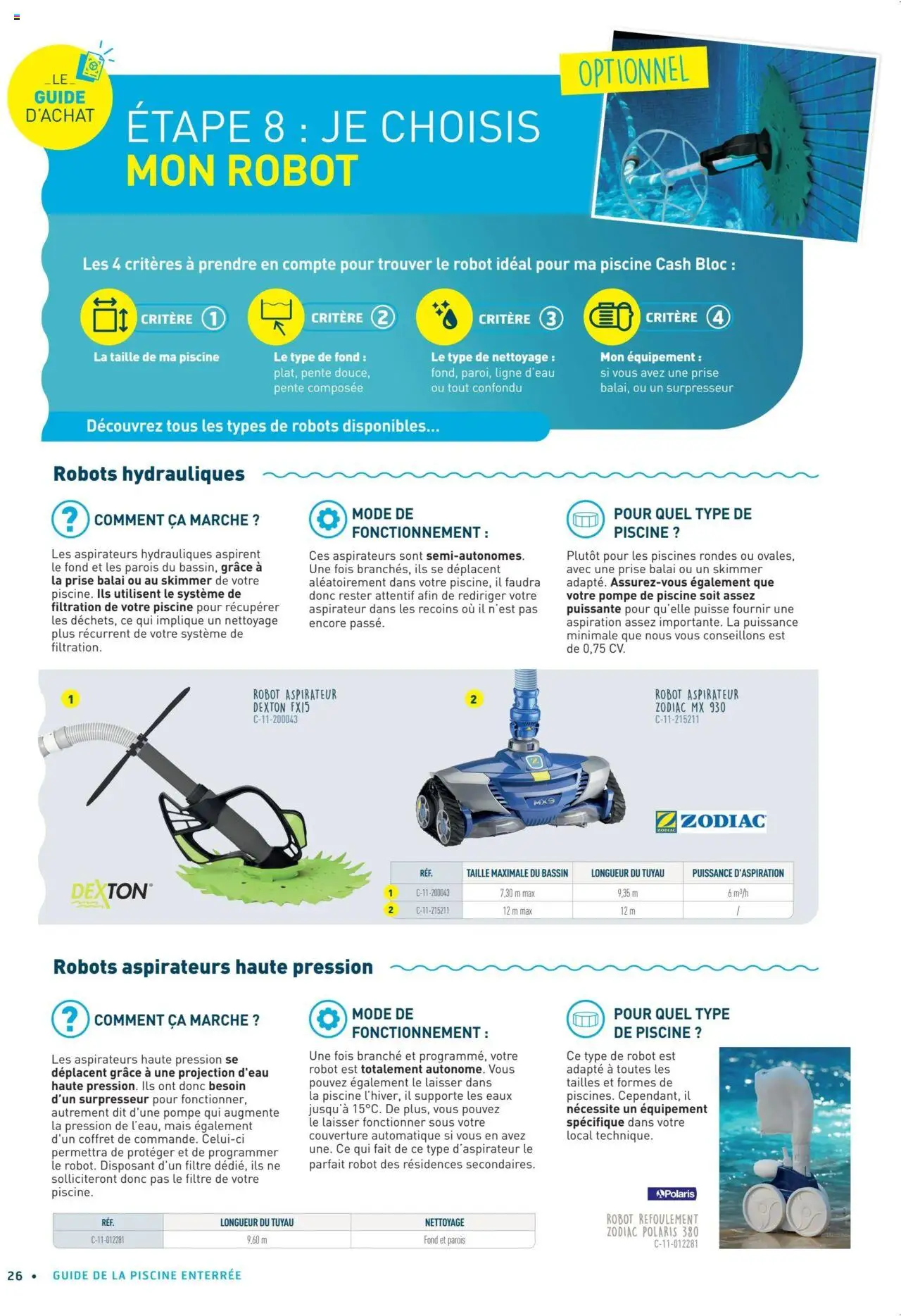  | Page: 26 | Produits: Aspirateur, Mais, Prise, Aspirateur robot