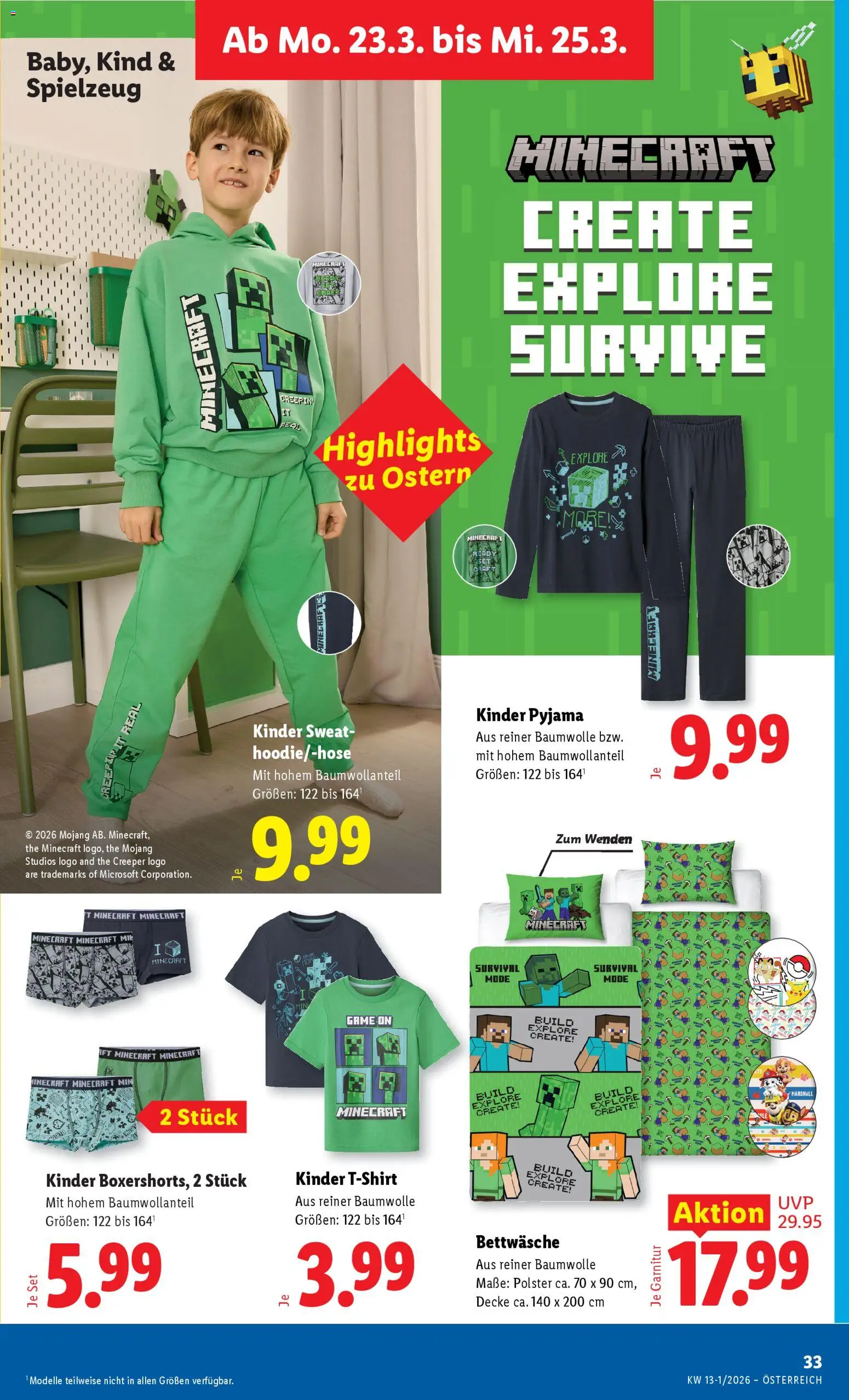 Lidl Flugblatt - Altenmarkt im Pongau, St. Johann im Pongau, Zell am See gültig ab 19.03.2026 | Seite: 36 | Produkte: Pyjama, Decke