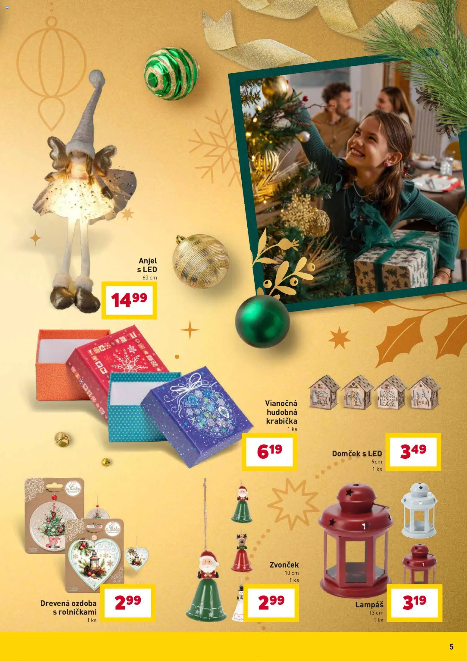 Nové Billa akcie – leták je platný od 12.12.2025 | Strana: 5 | Produkty: Zvonček, Led