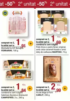 Vista previa Bonpreu folleto válido desde el 21.10.2025 | Página: 34 | Productos: Pan, Paté, Horno