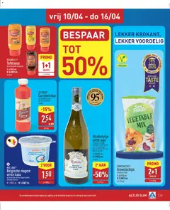 Aldi folder week 15 - Voorbeeld van een folder van Aldi, geldig van 07.04.2026 | Pagina: 31 | Producten: Kötél, Alcohol, Snacks, Kaas