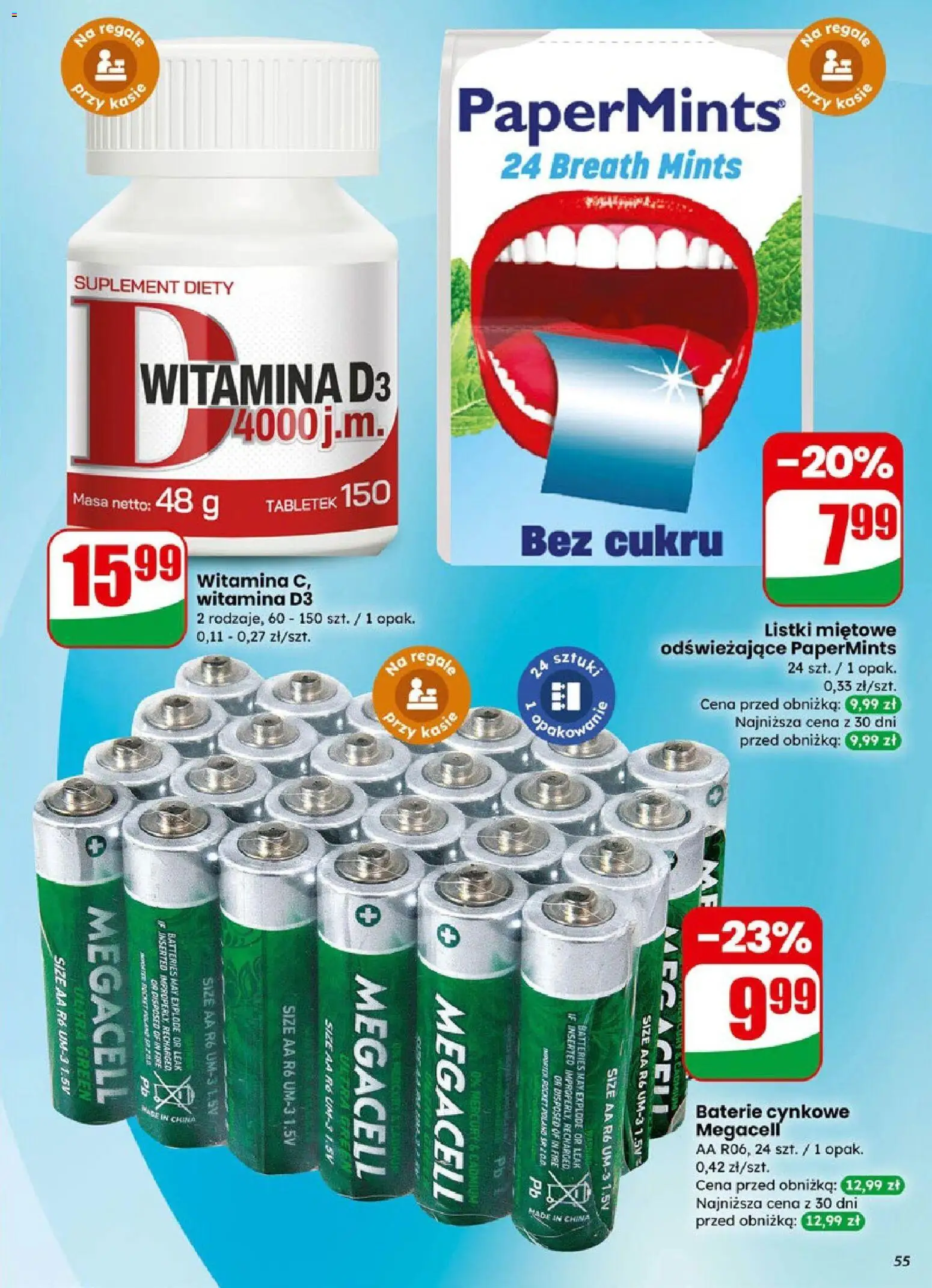 Dino Gazetka od 28.01.2026 | Strona: 55 | Produkty: Baterie