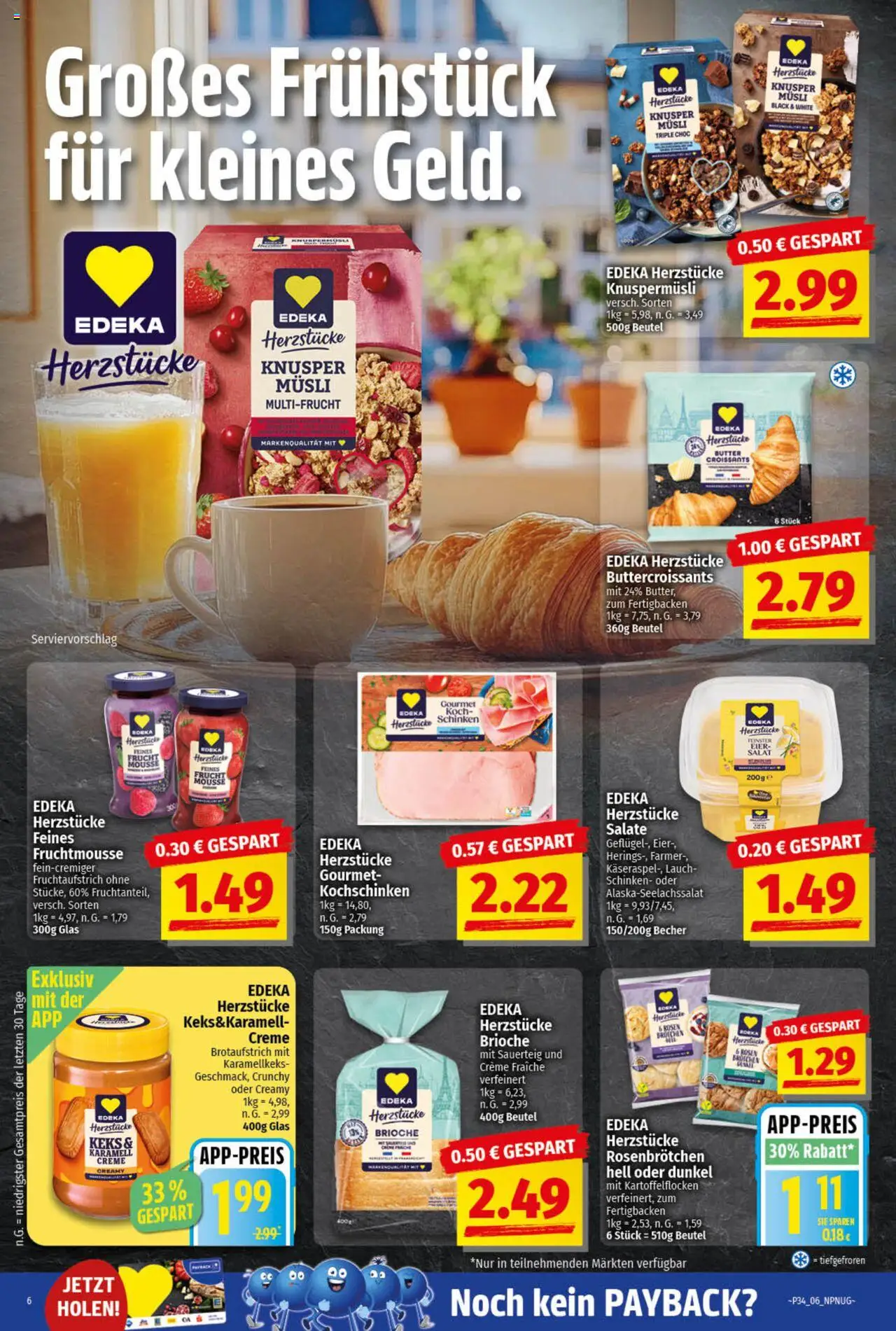 NP Discount Prospekt 	 - gültig ab dem 18.08.2025 | Seite: 6 | Produkte: Musli, Butter, Eier, Salat