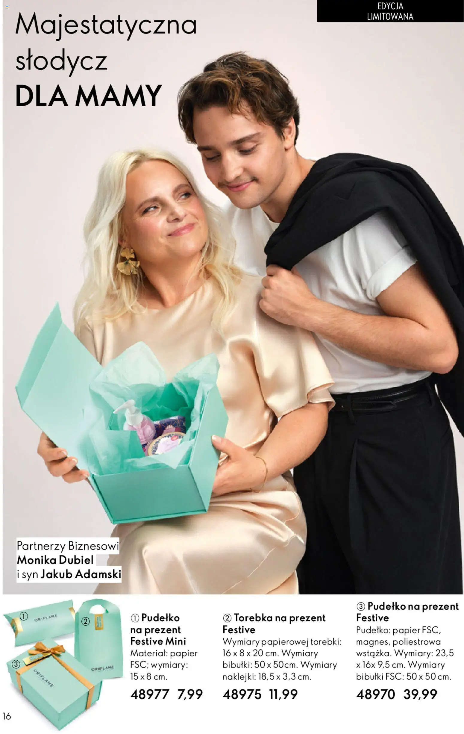 Oriflame Katalog 7 2026 od 06.05.2026 | Strona: 16 | Produkty: Torebka, Pudełko, Naklejki, Torebki