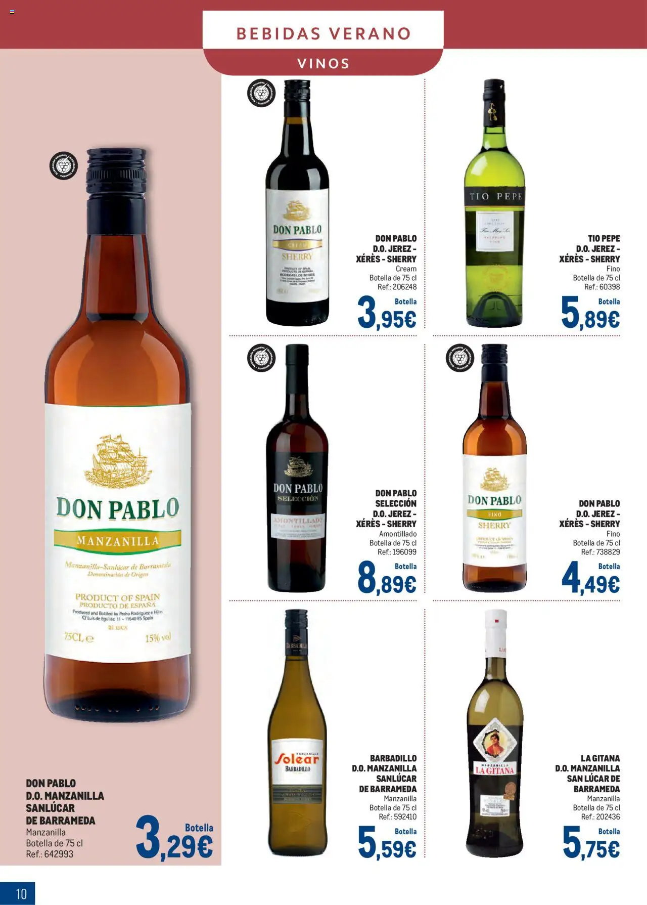 Makro - Bebidas Especial Verano Cataluña │ válido desde el 04.08.2025 | Página: 10