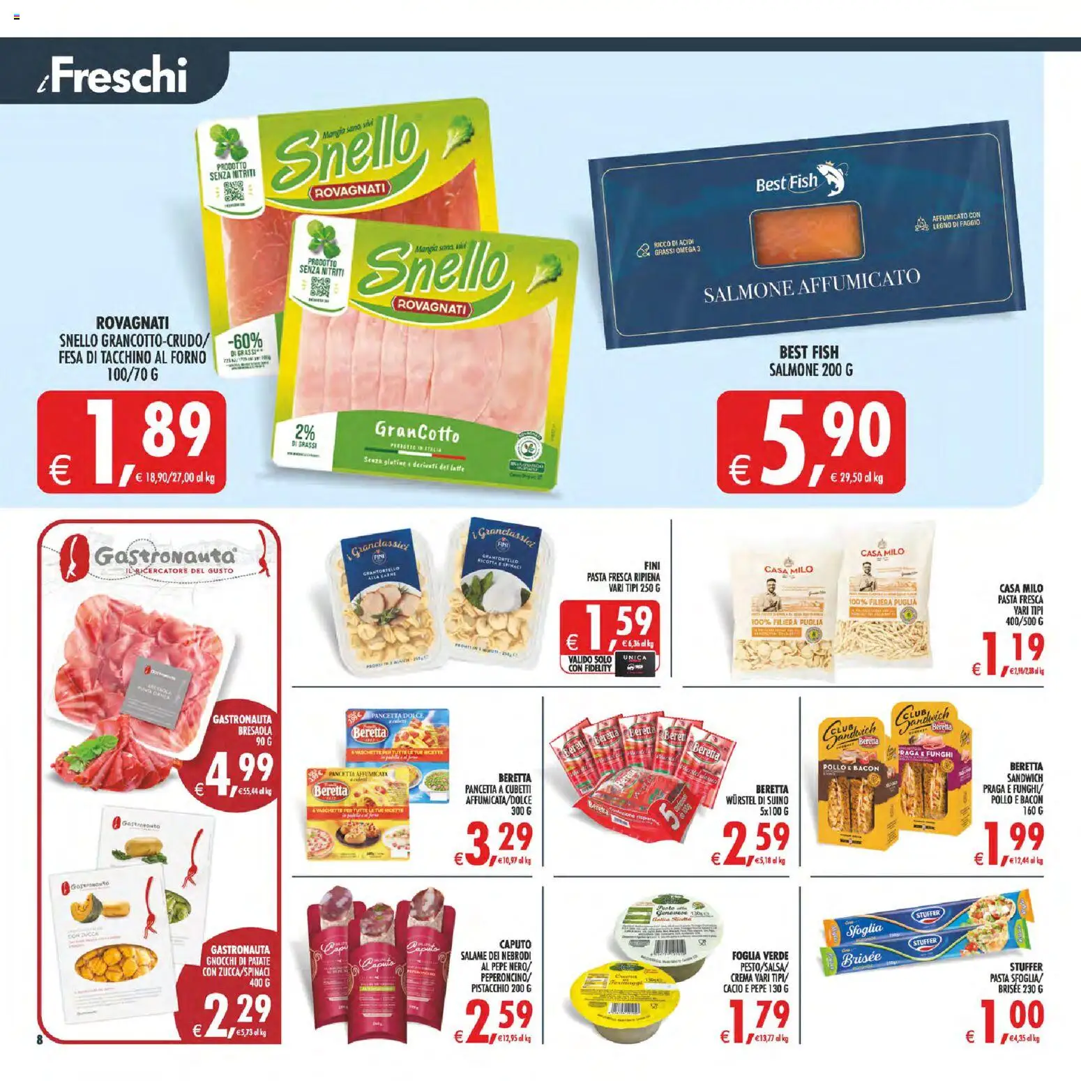 Volantino Decò del 17.04.2026 | Pagina: 10 | Prodotti: Salmone, Patate, Tacchino, Zucca