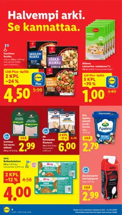 Lidl-mainoslehti voimassa 22.01.2026 alkaen | Sivu: 6