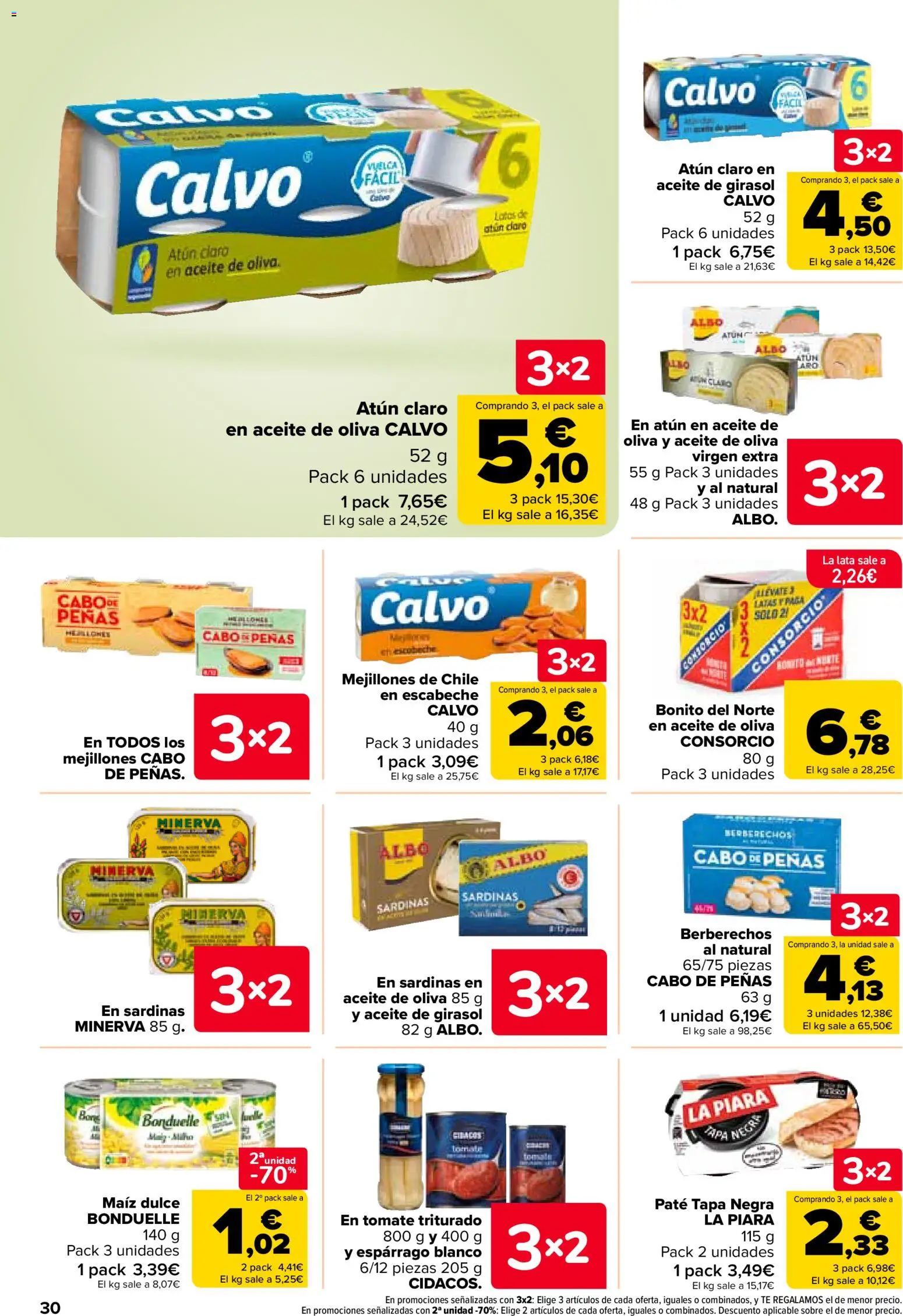 Carrefour folleto │ válido desde el 28.10.2025 | Página: 32 | Productos: Té, Aceite de oliva, Aceite de oliva virgen extra, Tomate triturado
