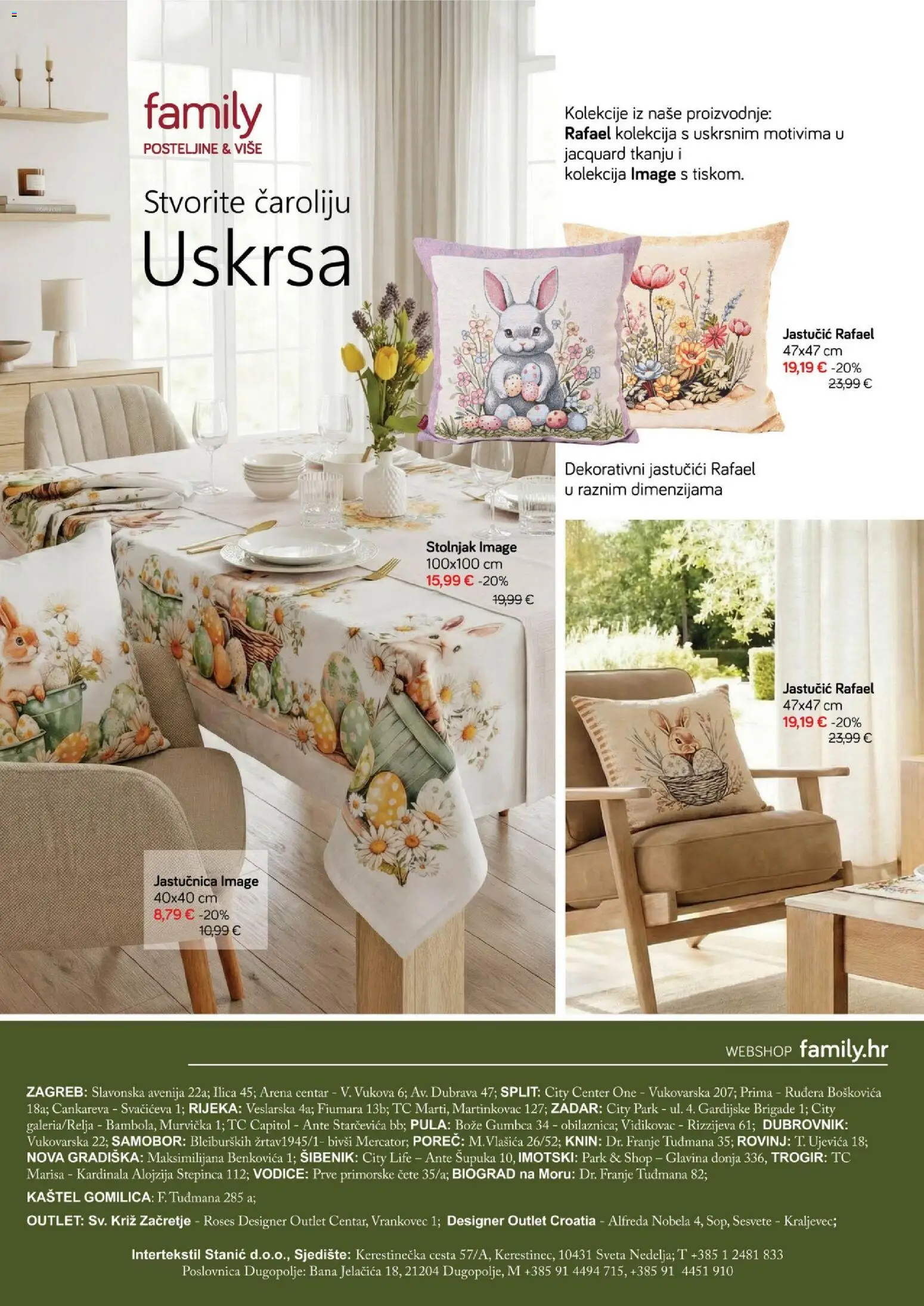 Stanić Diskont katalog | vrijedi od 19.03.2026 | Stranica: 15 | Proizvodi: Stolnjak, Jastučnica