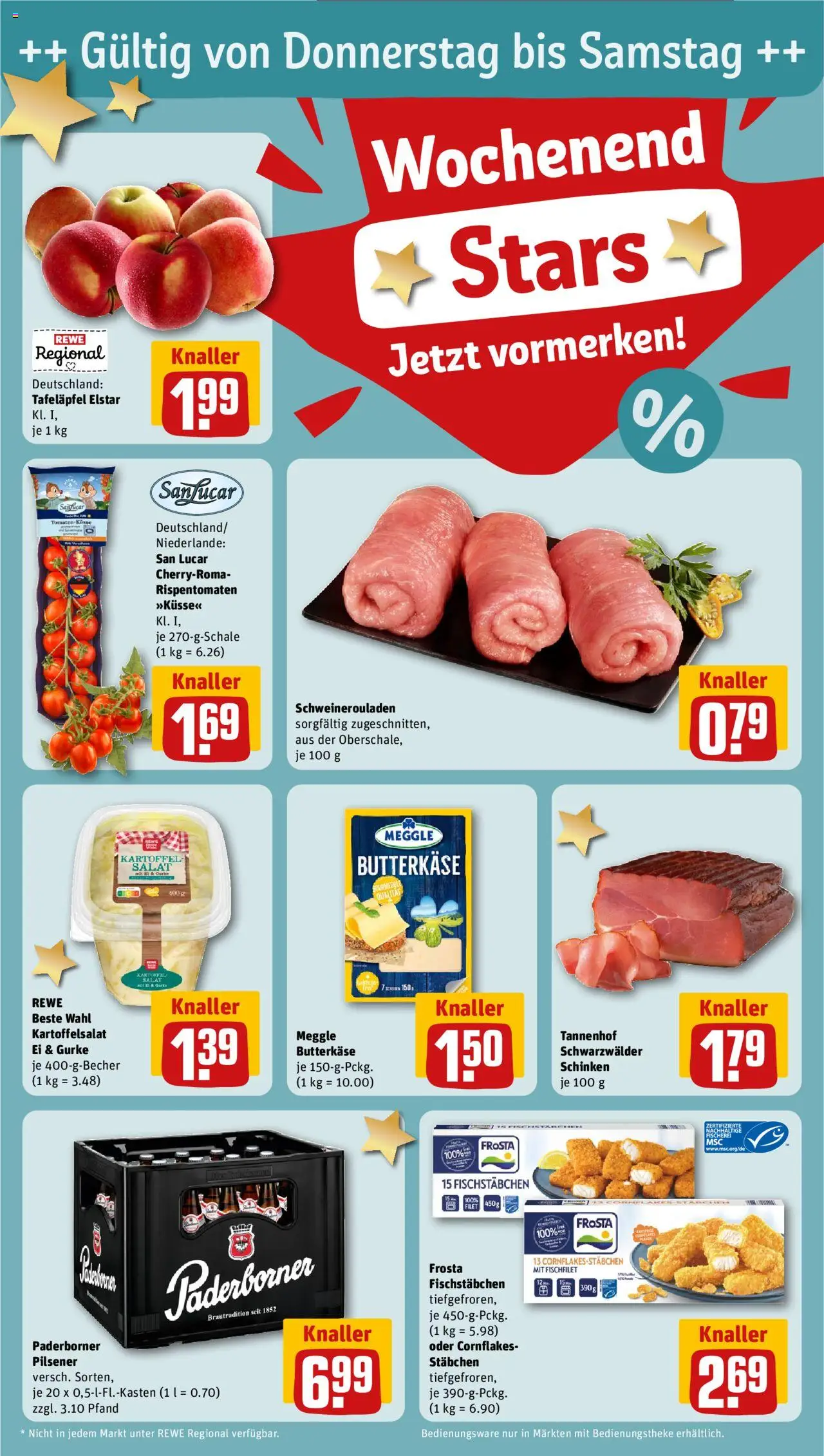 Rewe ihr Kaufpark Prospekt 	 – gültig ab 08.09.2025 | Seite: 25 | Produkte: Frosta, Fischstabchen, Schinken, Salat