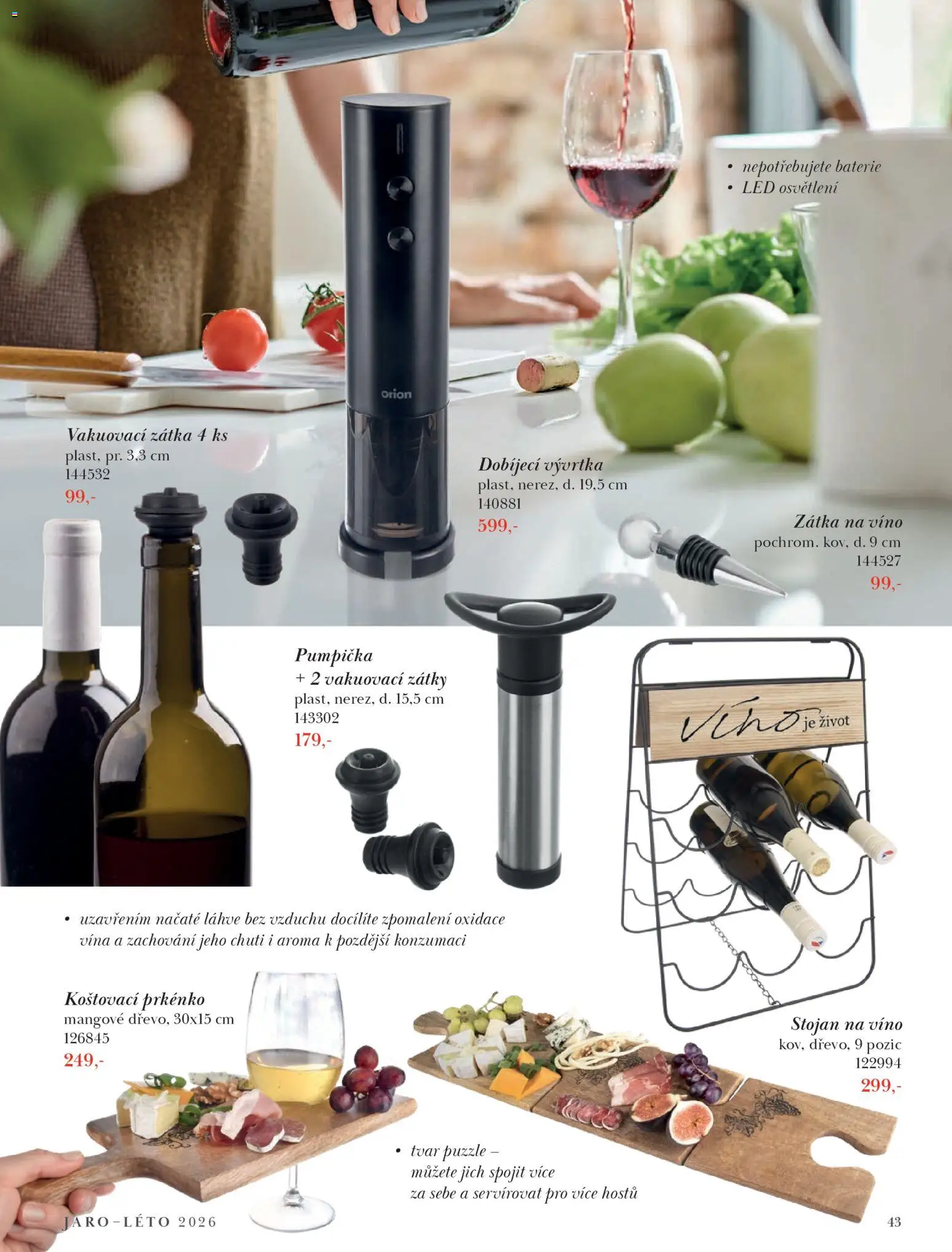 Orion leták - Jaro/Léto 2026 od 09.03.2026 | Strana: 43 | Produkty: Puzzle, Lahve, Baterie, LED