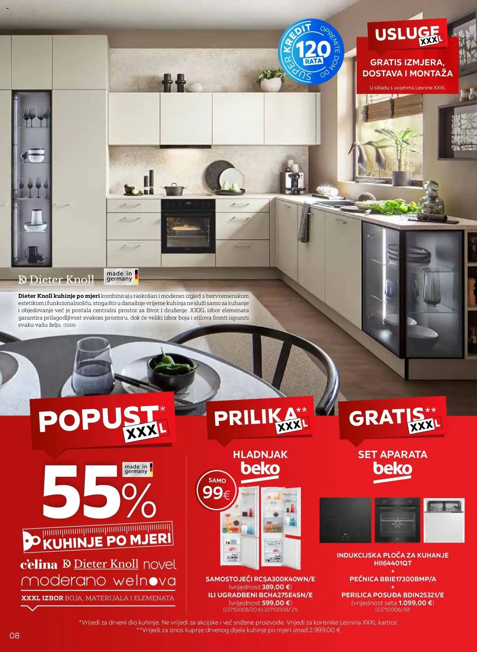 Lesnina katalog | vrijedi od 30.03.2026 | Stranica: 8 | Proizvodi: Perilica posuđa, Kuhinja, Hladnjak, Pećnica