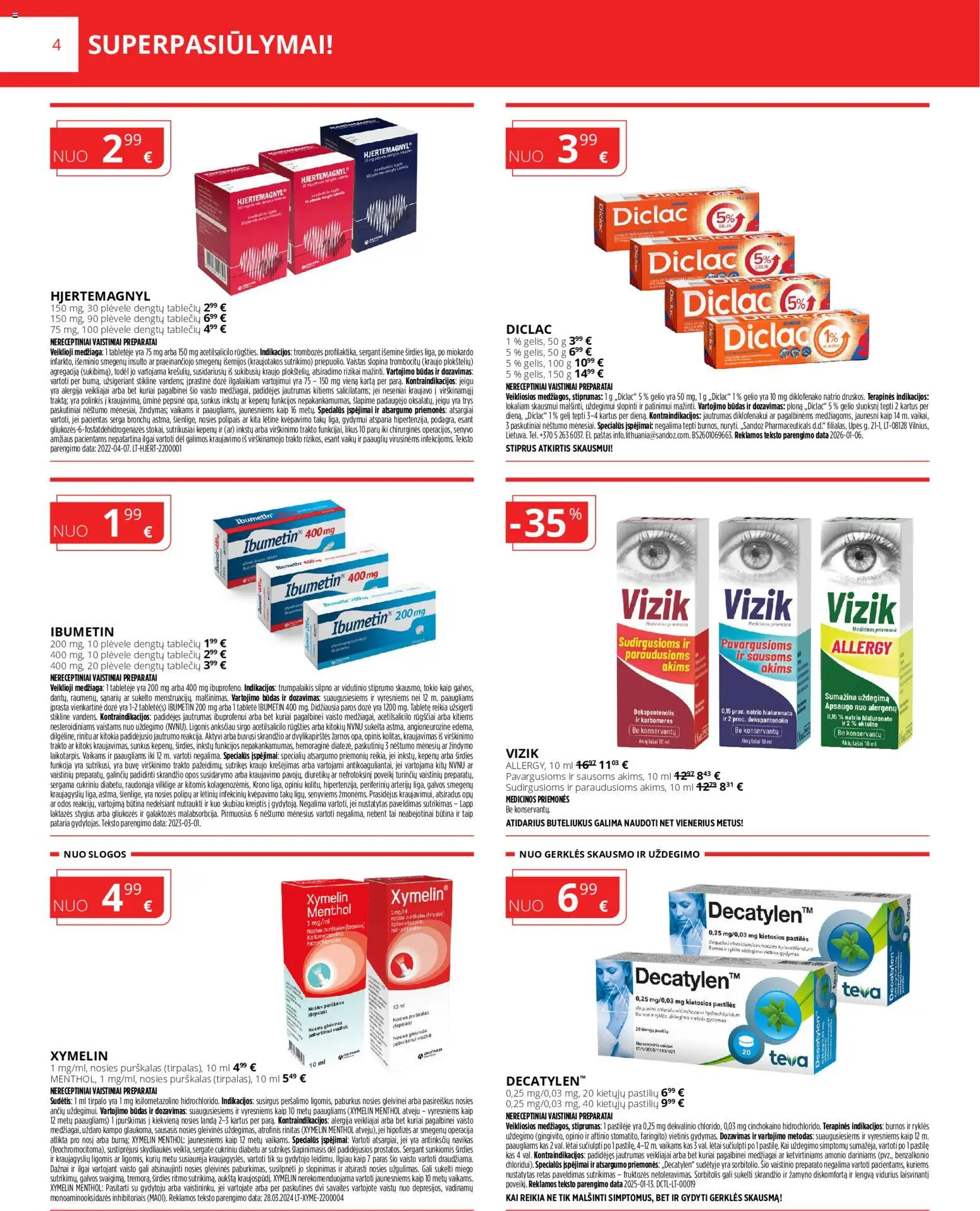 Norfa vaistinė akcijos nuo 01.04.2026 | Puslapis: 4