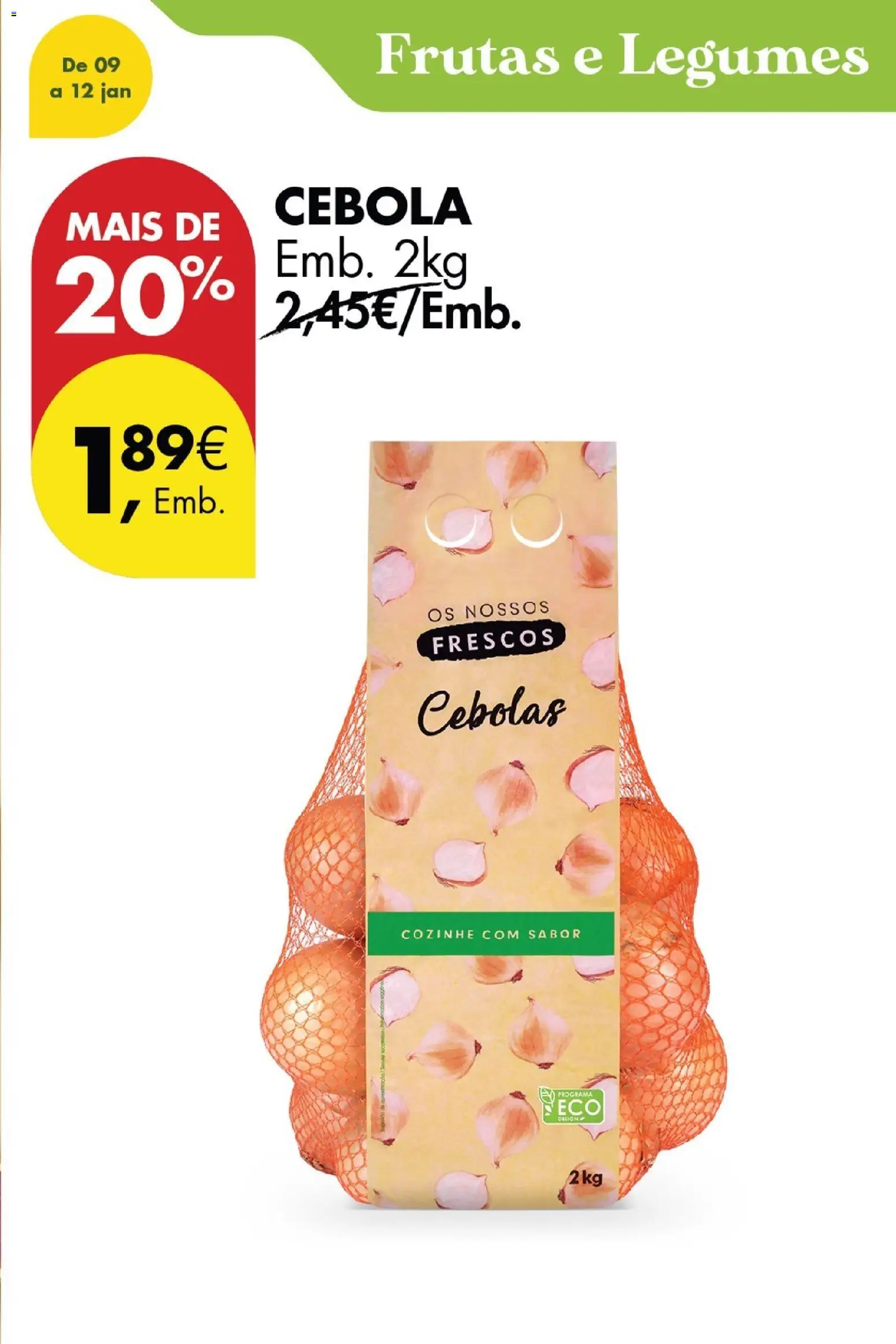 Pingo Doce Poupe este Fim de Semana │ válido de 09.01.2026 | Página: 3 | Produtos: Cebola