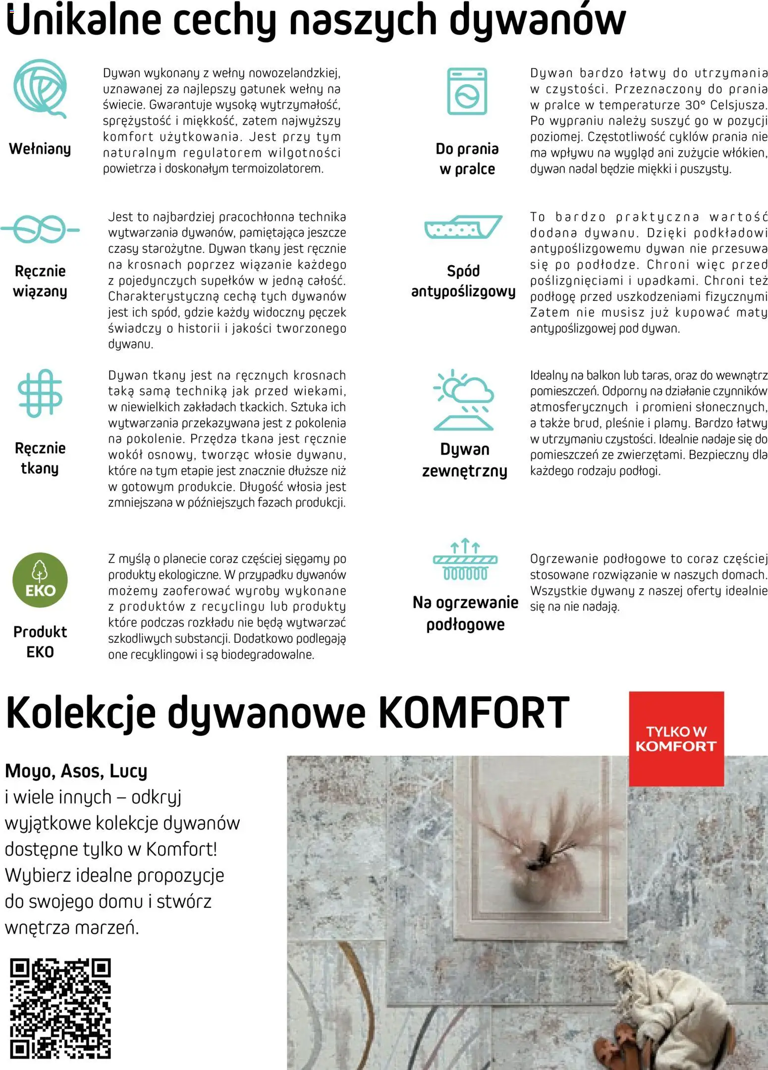 Komfort gazetka - Katalog dywanów od 17.03.2026 | Strona: 8 | Produkty: Dywan, Dywany