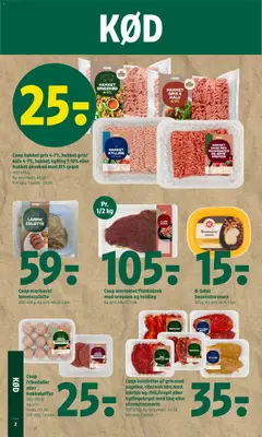 Coop marineret flanksteak med oregano og hvidløg, Kg-pris 210,00. 1 stk. gyldig fra 16.04.2026 | Side: 2