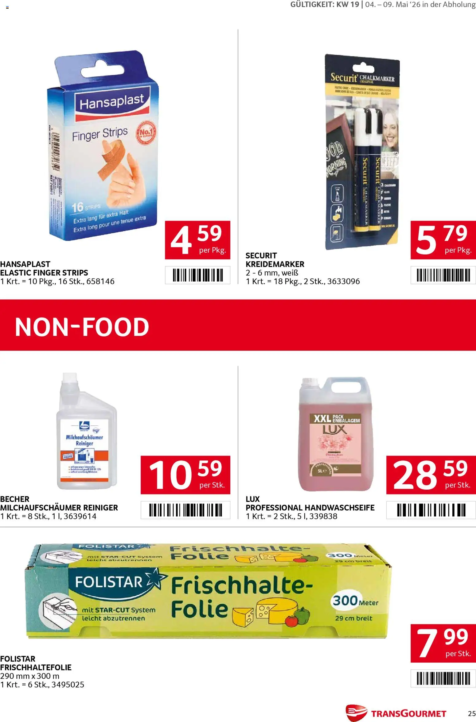 Transgourmet Flugblatt gültig ab 04.05.2026 | Seite: 25