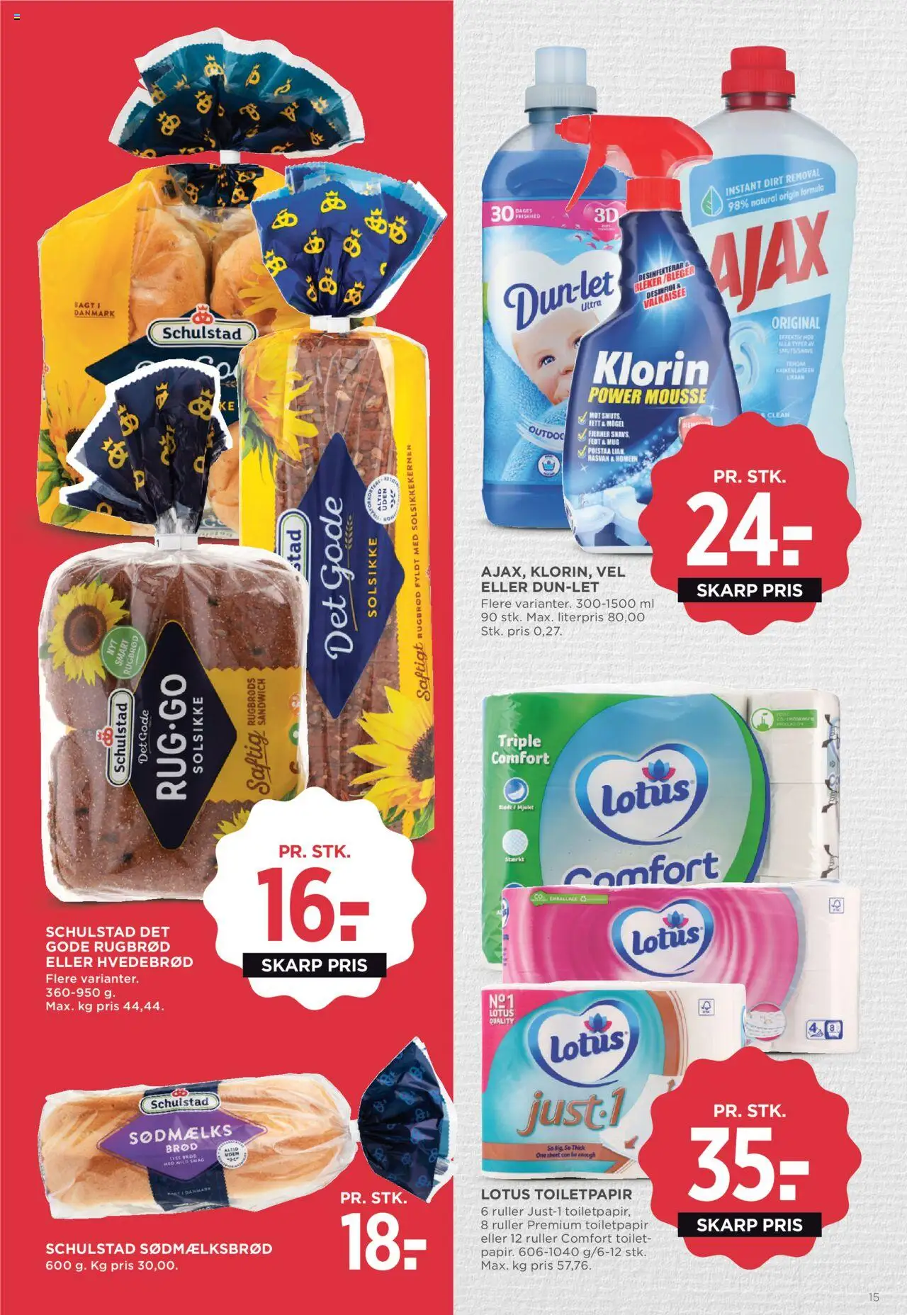 Meny Tilbudsavis gyldig fra 04.07.2025 | Side: 24 | Produkter: Brød, Solsikkekerner, Toilet, Rugbrød