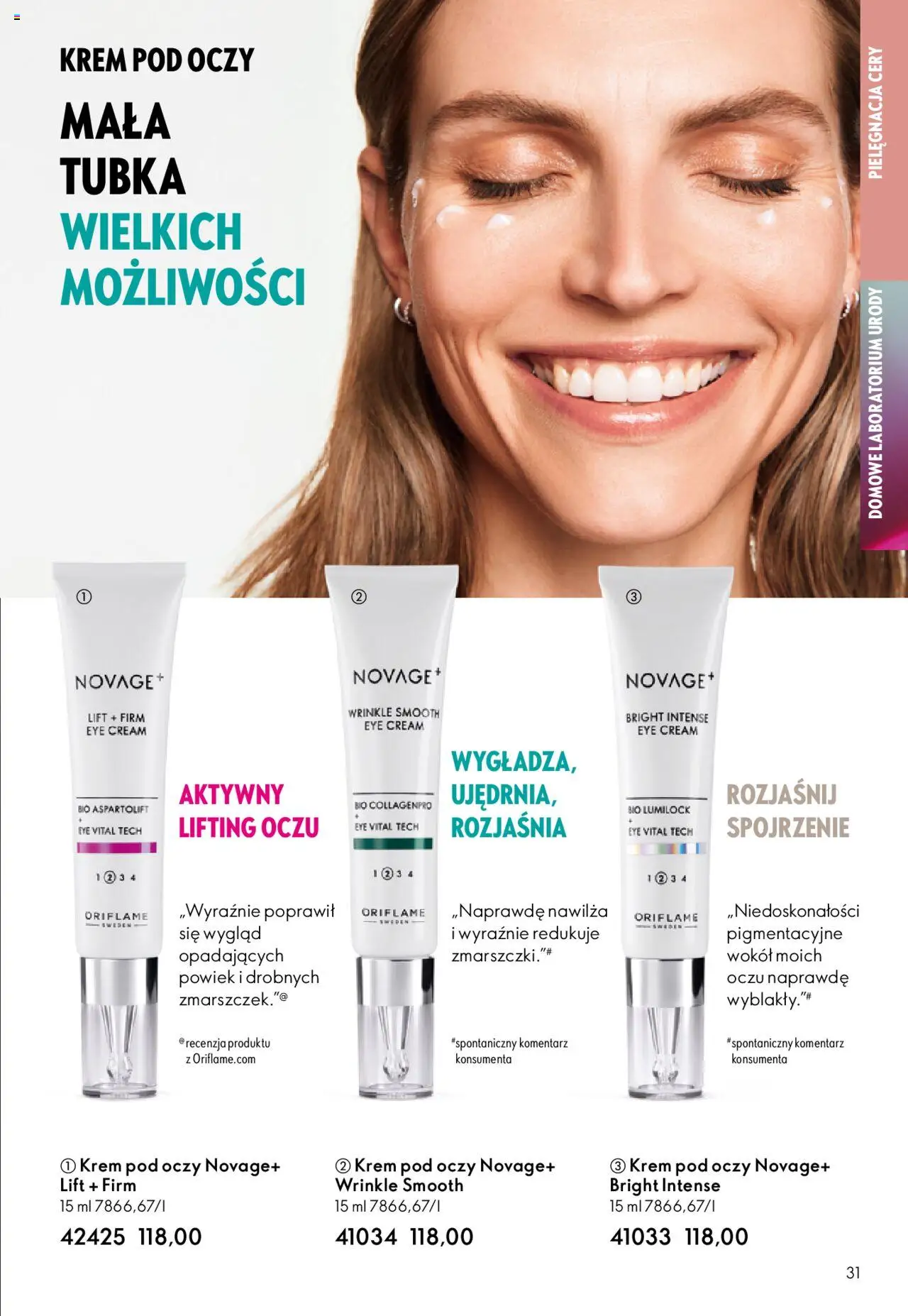 Oriflame Katalog 13 2025 od 07.09.2025 | Strona: 31 | Produkty: Krem
