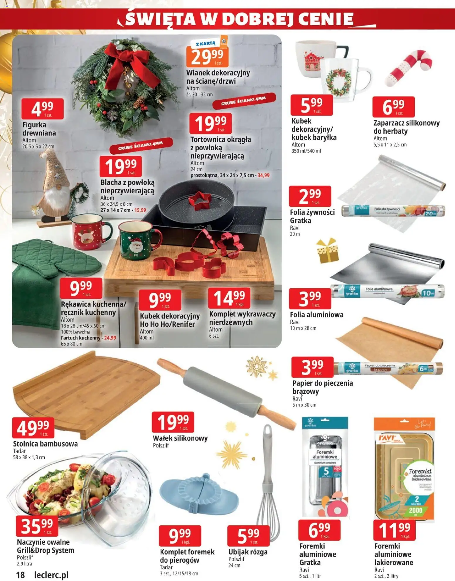 E.Leclerc Gazetka - Zielona Góra od 02.12.2025 | Strona: 18 | Produkty: Karta, Papier do pieczenia