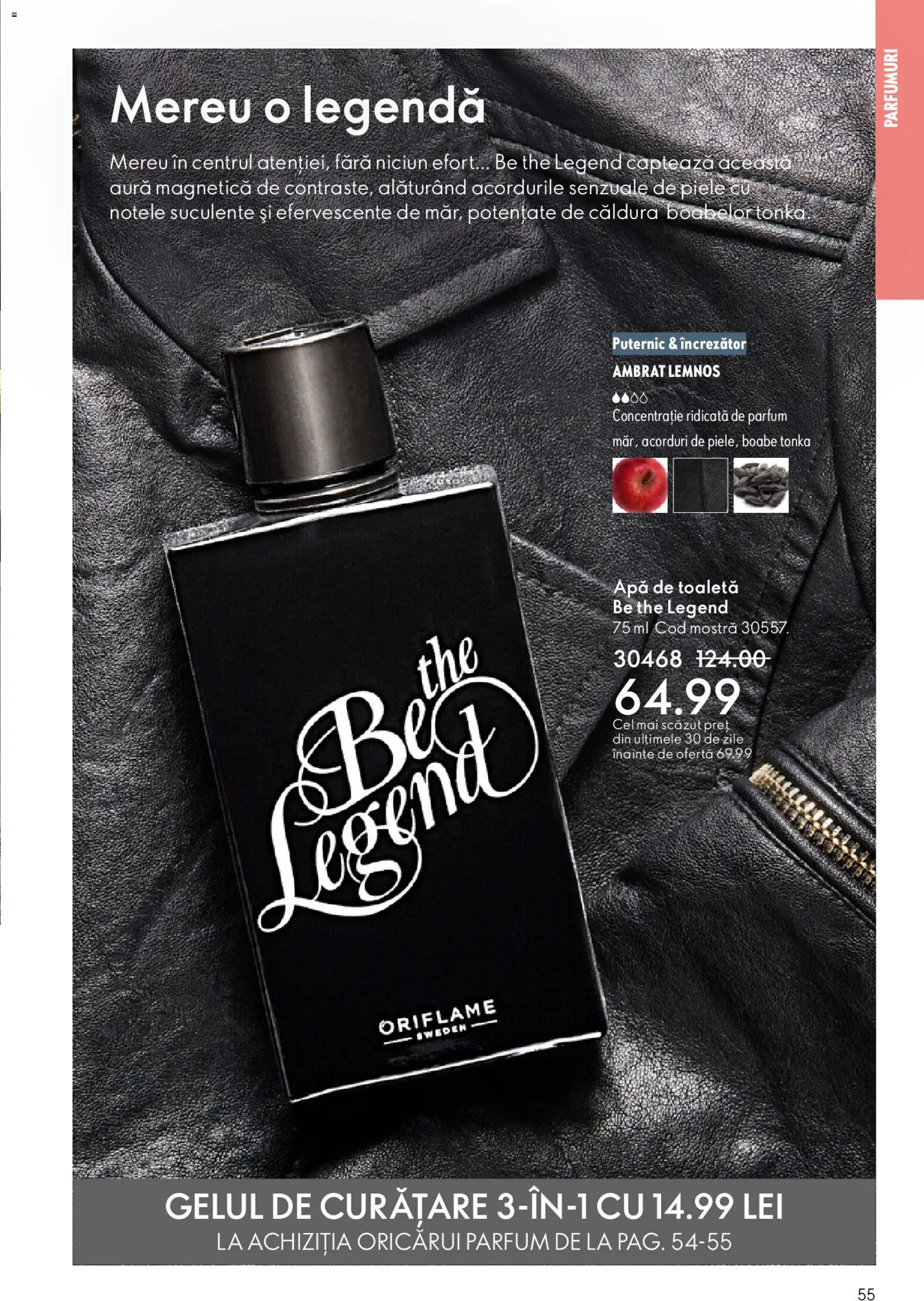 Noul catalog Oriflame – valabil de la 04.03.2026 | Pagină: 55 | Produse: Toaletă, Parfum, Apă de toaletă, Apă