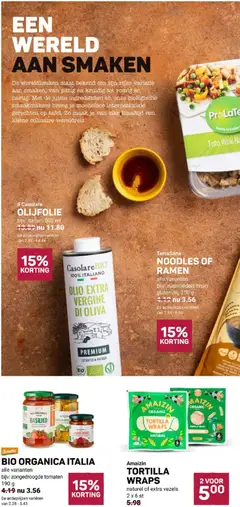 Ekoplaza folder - Voorbeeld van een folder van Ekoplaza, geldig van 25.03.2026 | Pagina: 14 | Producten: Olijfolie, Rijstnoedels, Tortilla, Citrompótló tabletta