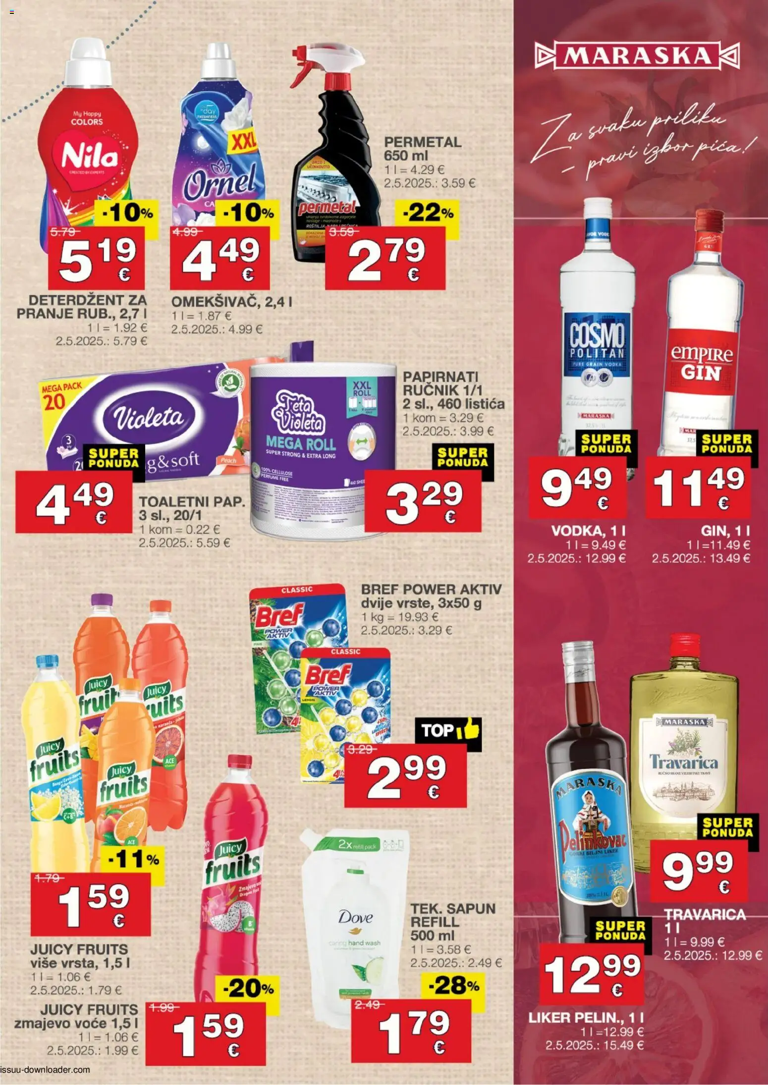 Stanić Diskont katalog | vrijedi od 30.10.2025 | Stranica: 11 | Proizvodi: Sapun, Liker, Violeta, Vodka