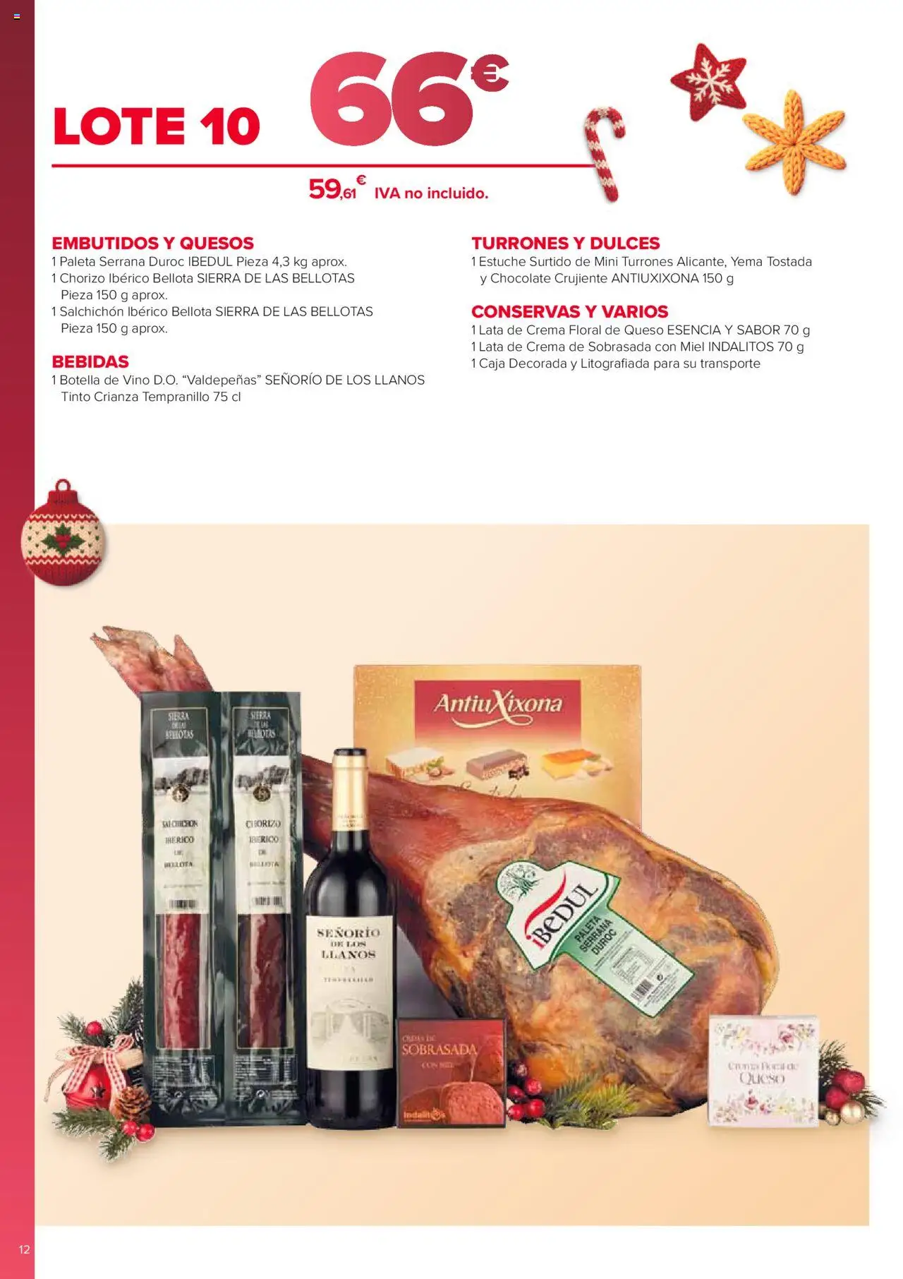 Carrefour - Cestas │ válido desde el 18.10.2025 | Página: 12 | Productos: Queso, Chocolate, Νυχτικό, Sobrasada