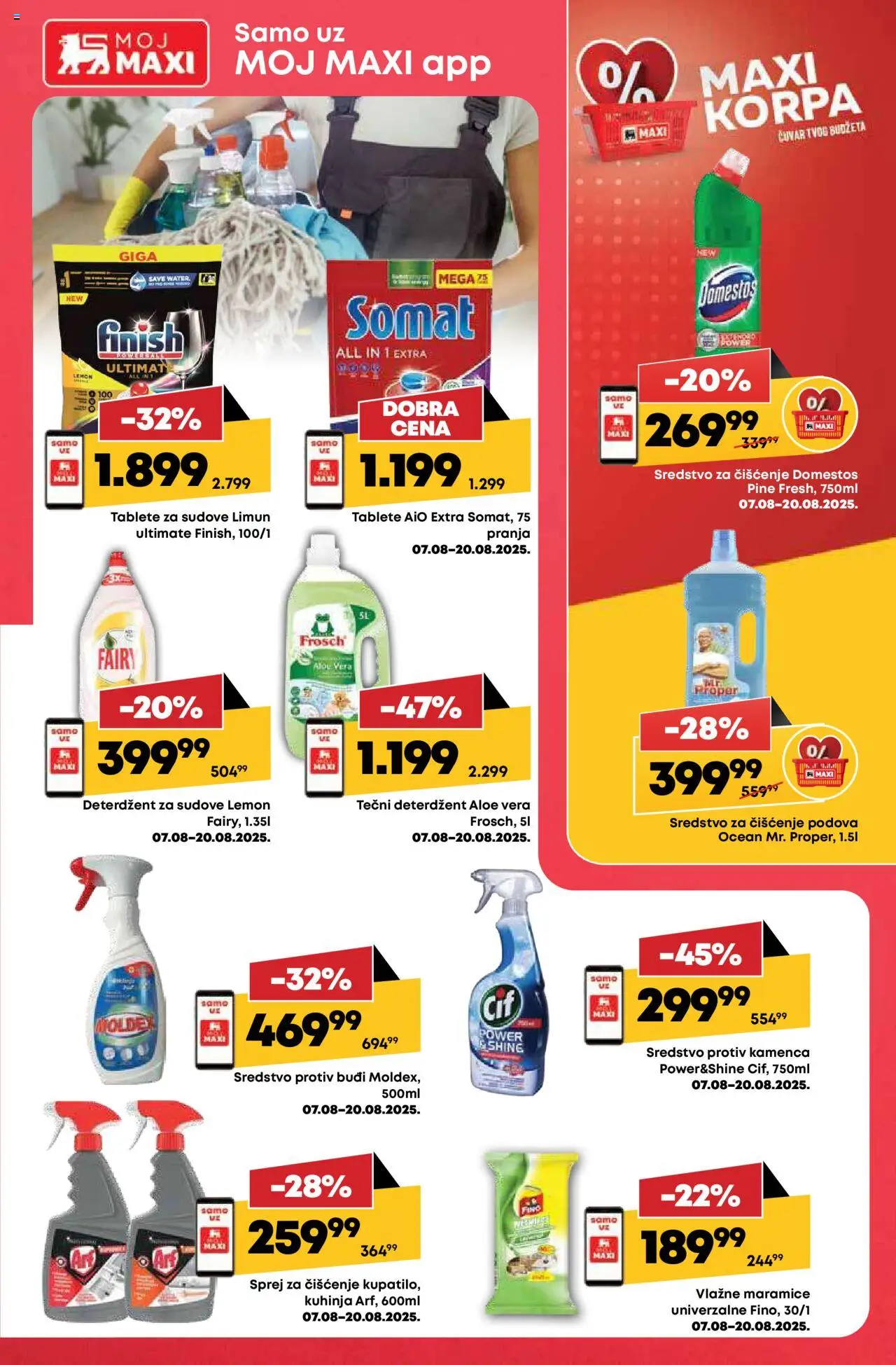 Tempo katalog - važi od 14.08.2025 | Strana: 29 | Proizvode: Tečni deterdžent, Somat, Finish, Korpa